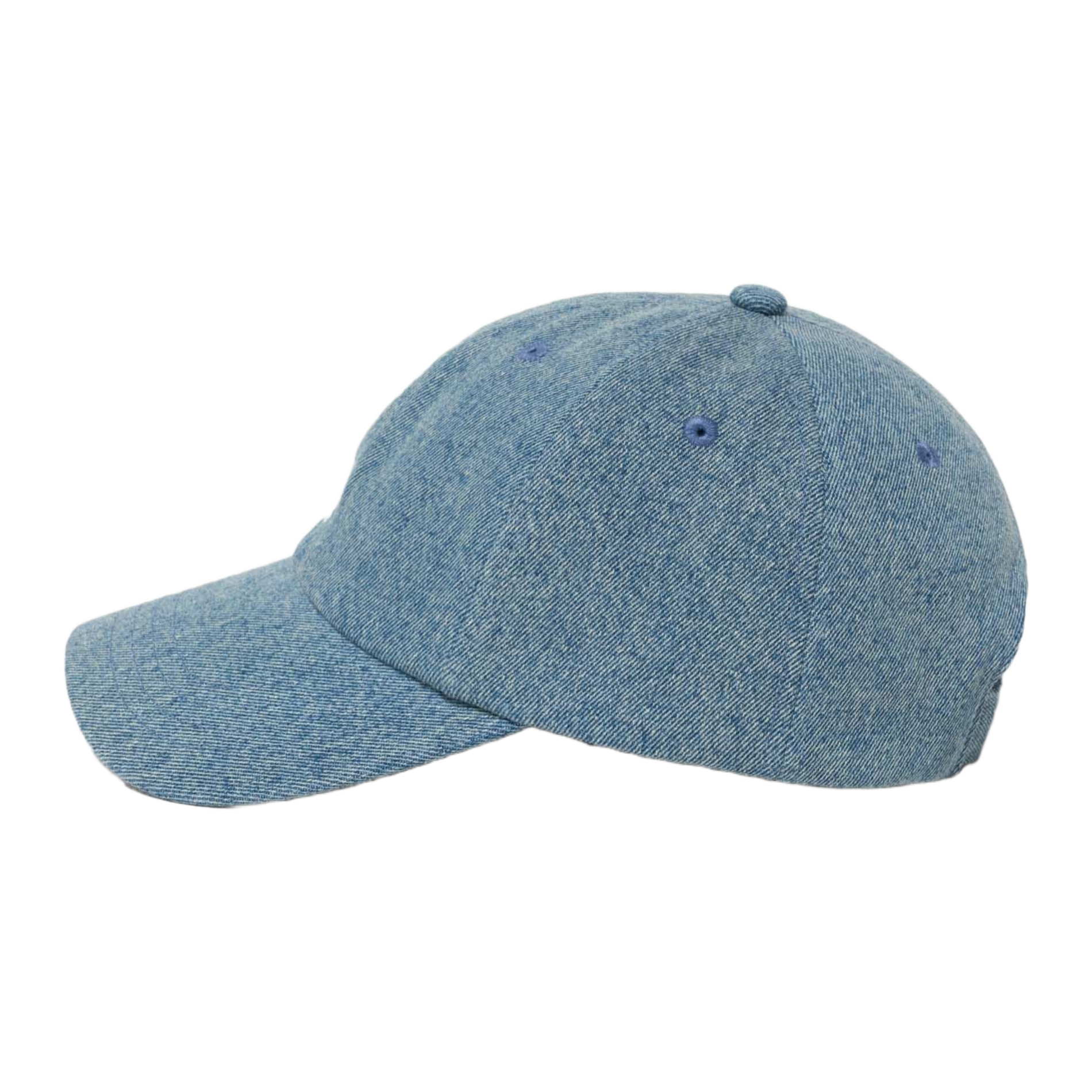 Geborduurde denim pet MAJE Blauw