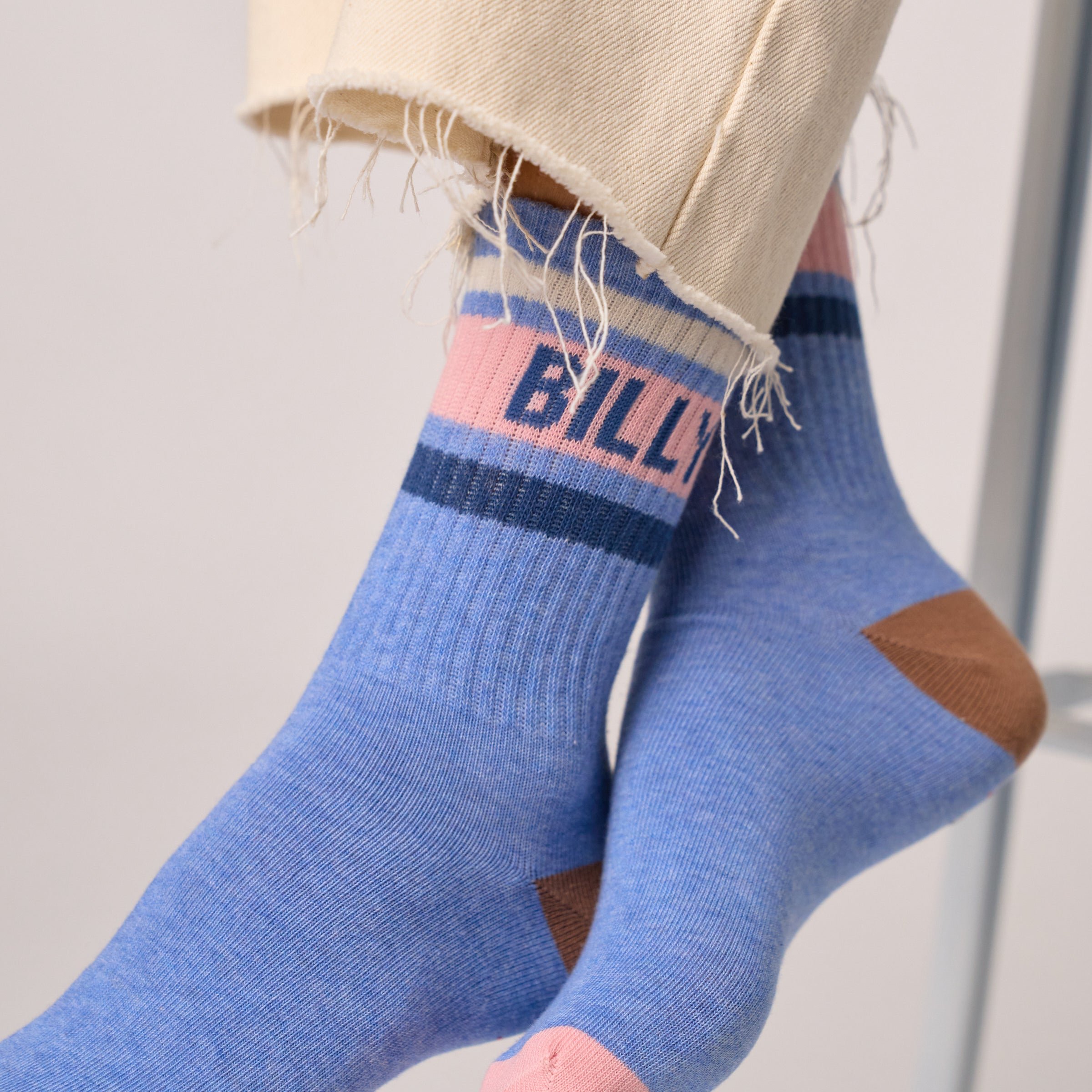 Cotton Tennis Socks BILLYBELT Blue