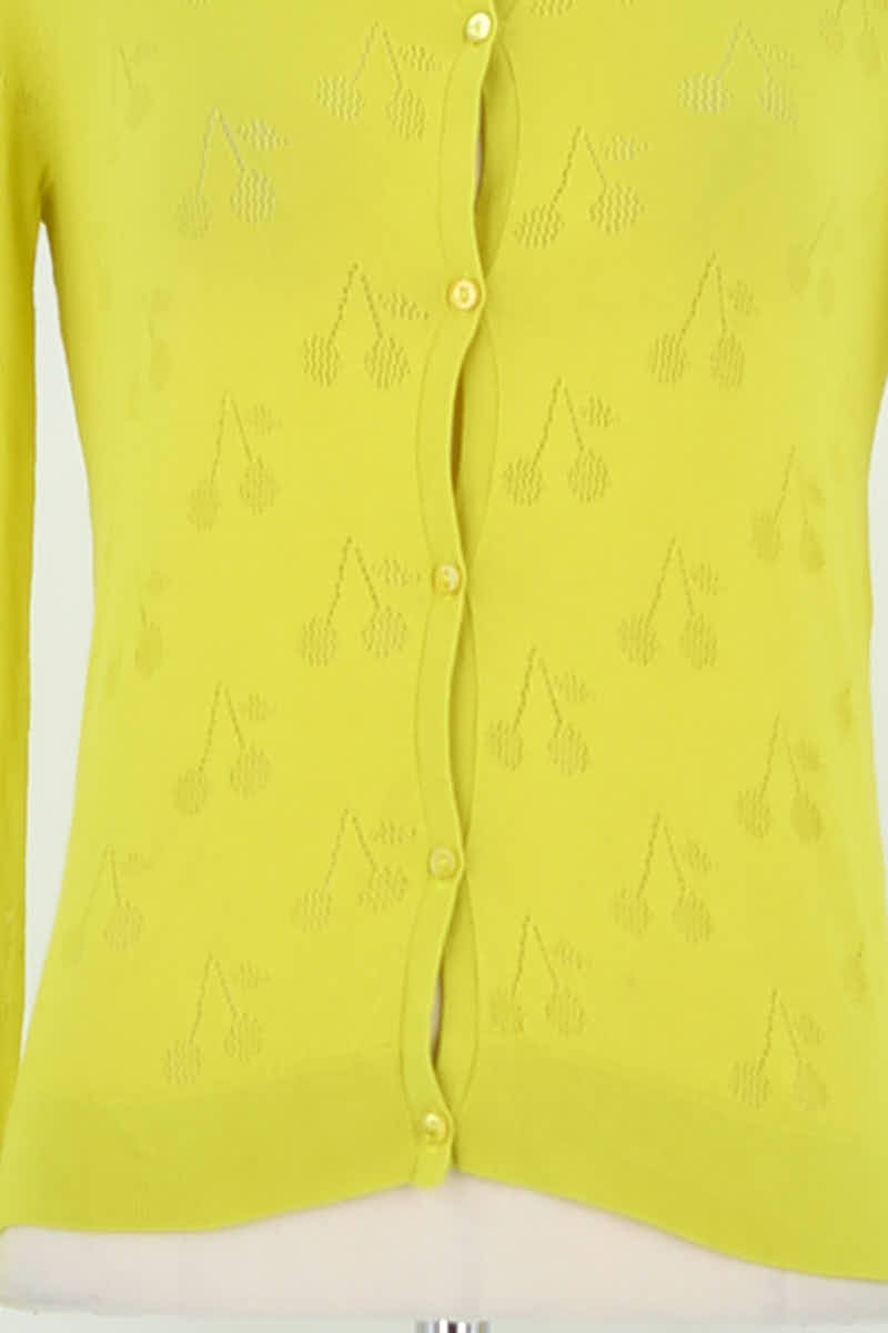 Cardigan BONPOINT - Seconde Main Yellow