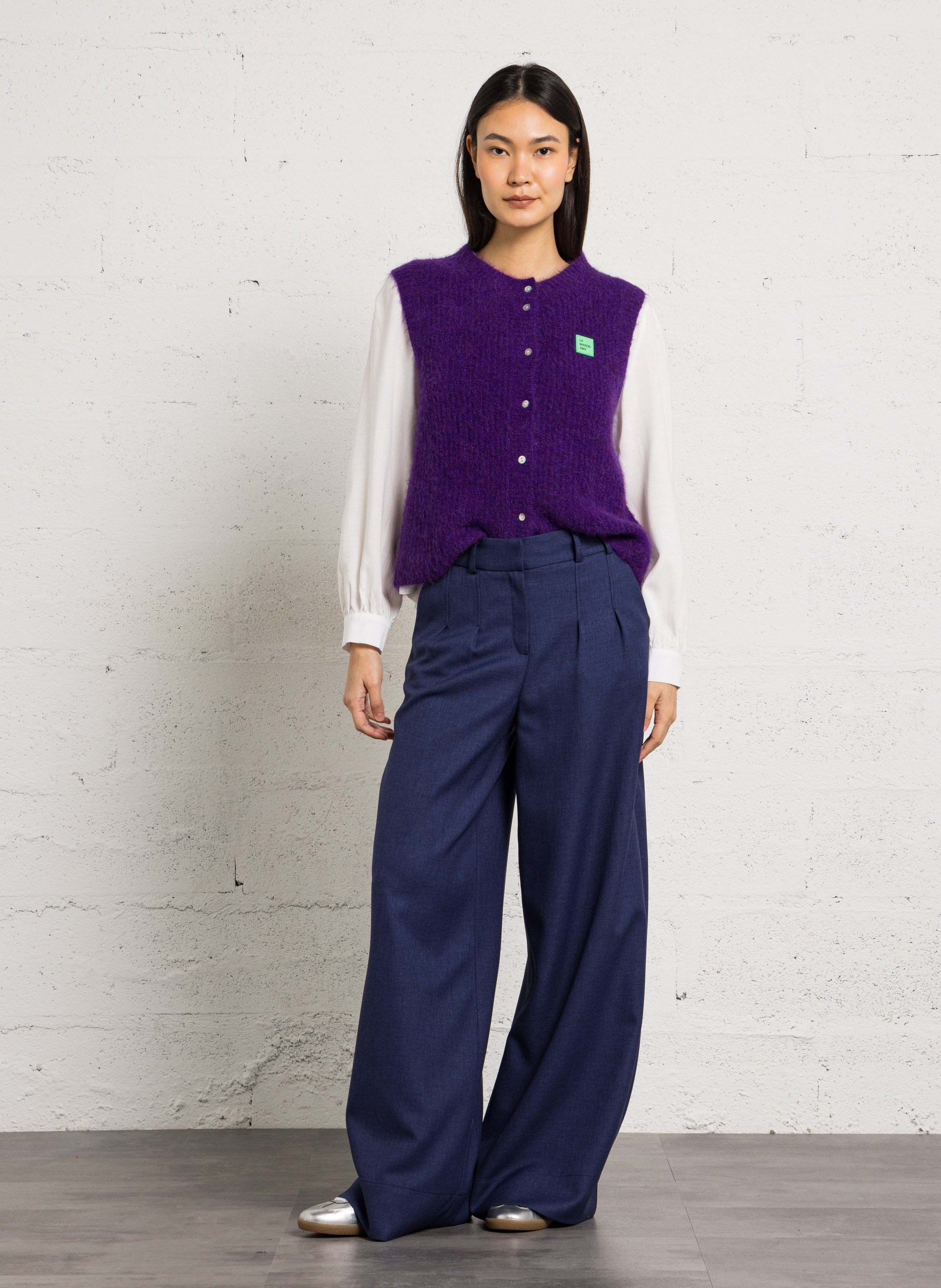 Weit geschnittene Hose MAISON 123 Violett