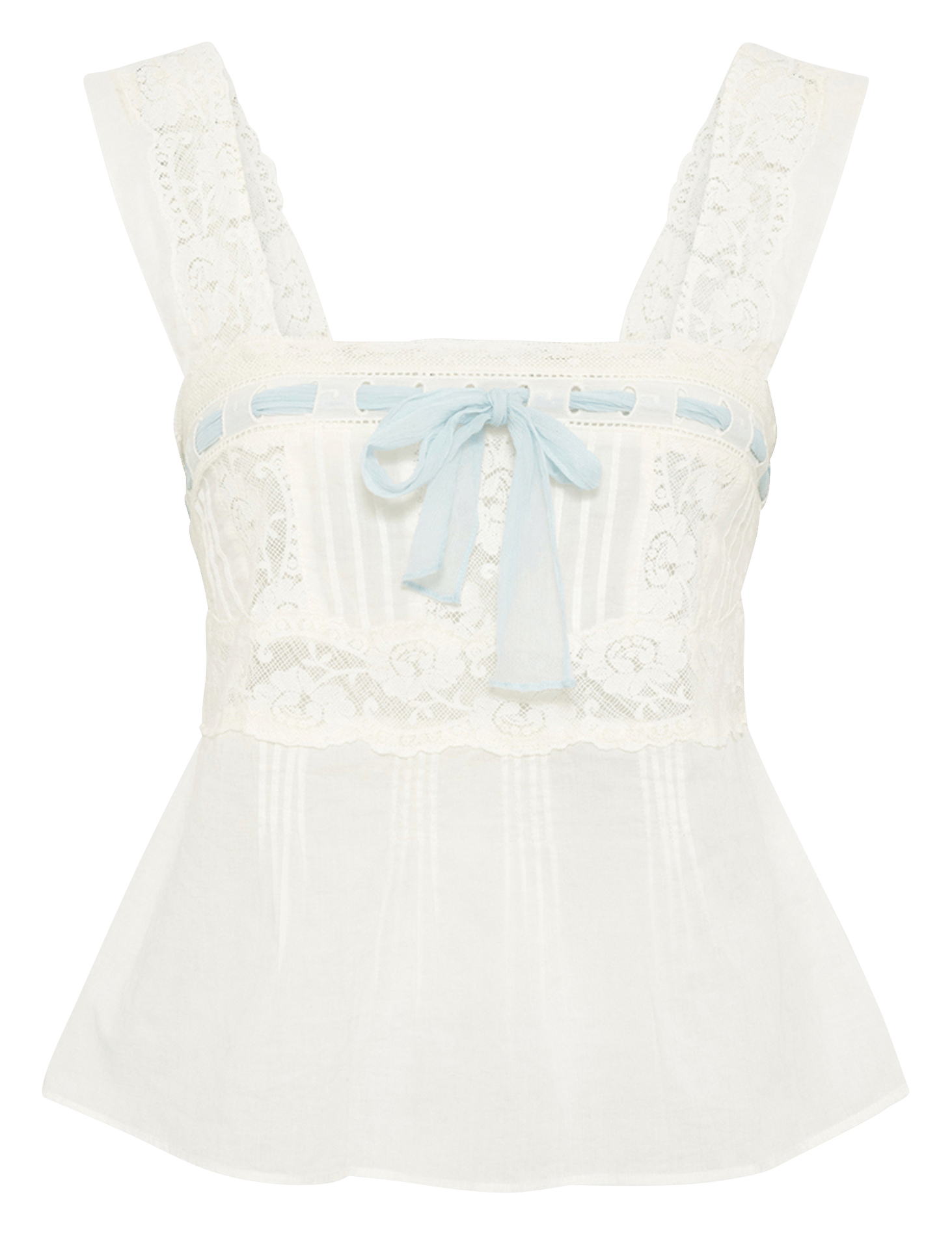 Mouwloze kanten top GERARD DAREL Beige