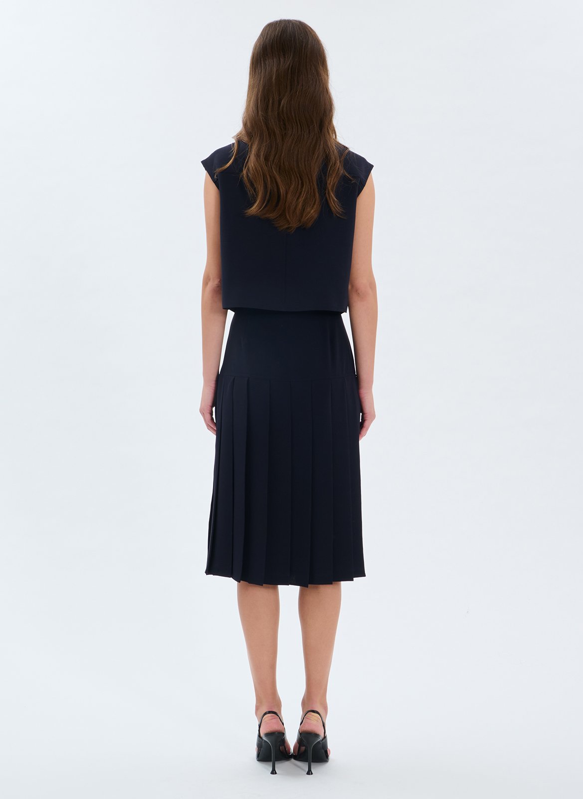 Veste droite col classique ZAPA Bleu