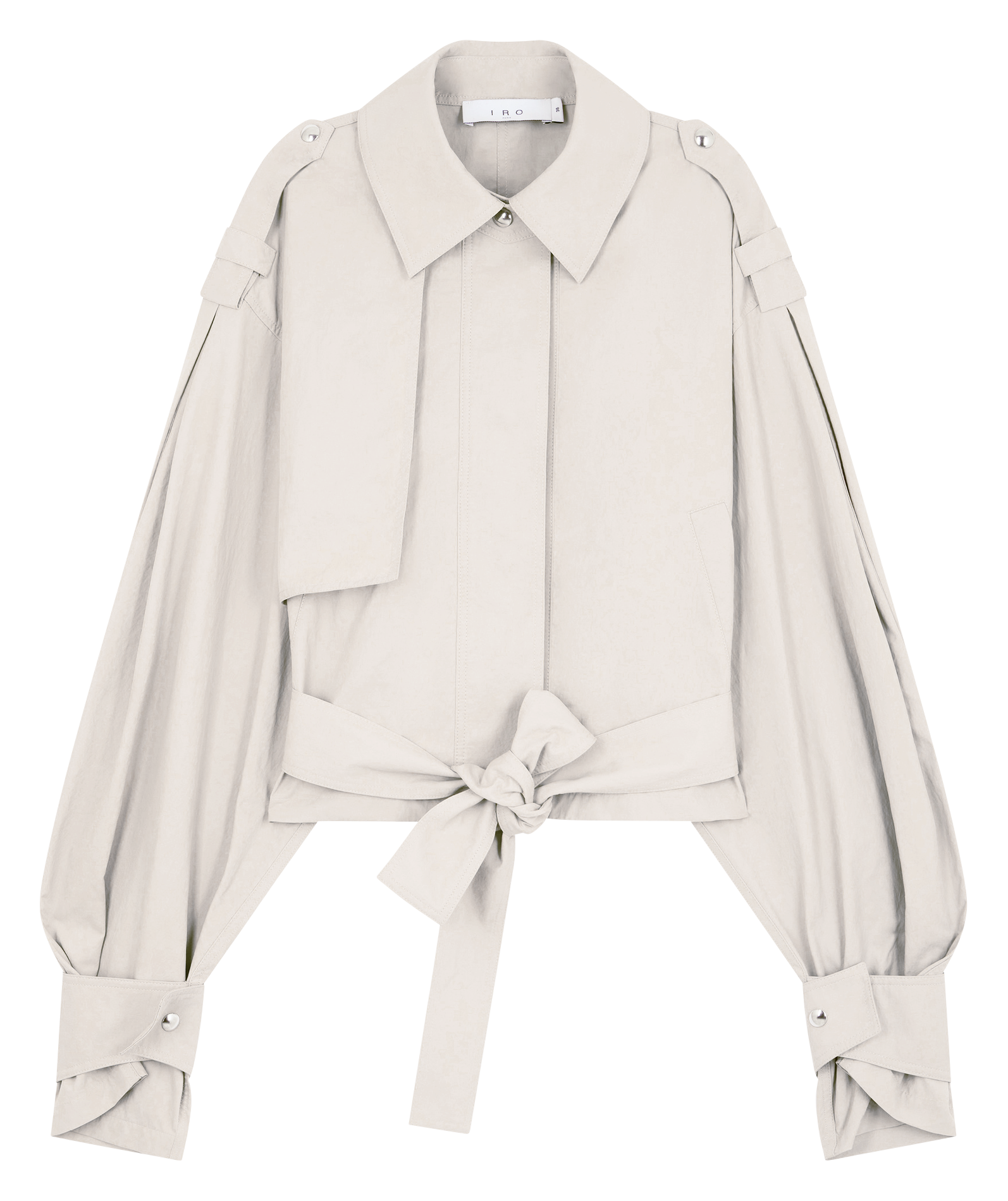 Wijd jasje met klassieke kraag IRO Beige