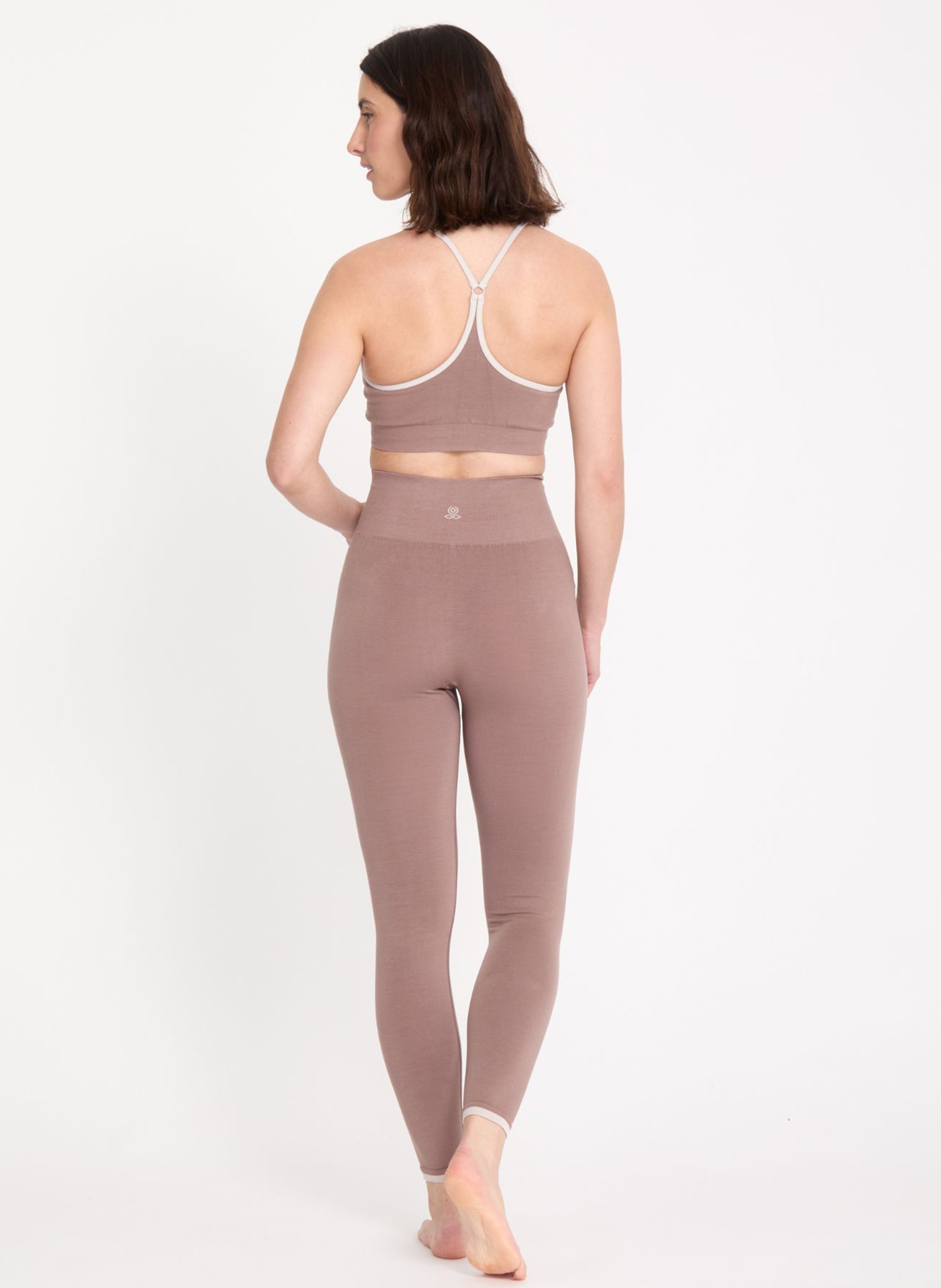 Asymmetric jacquard T-shirt YOGA SEARCHER Pink