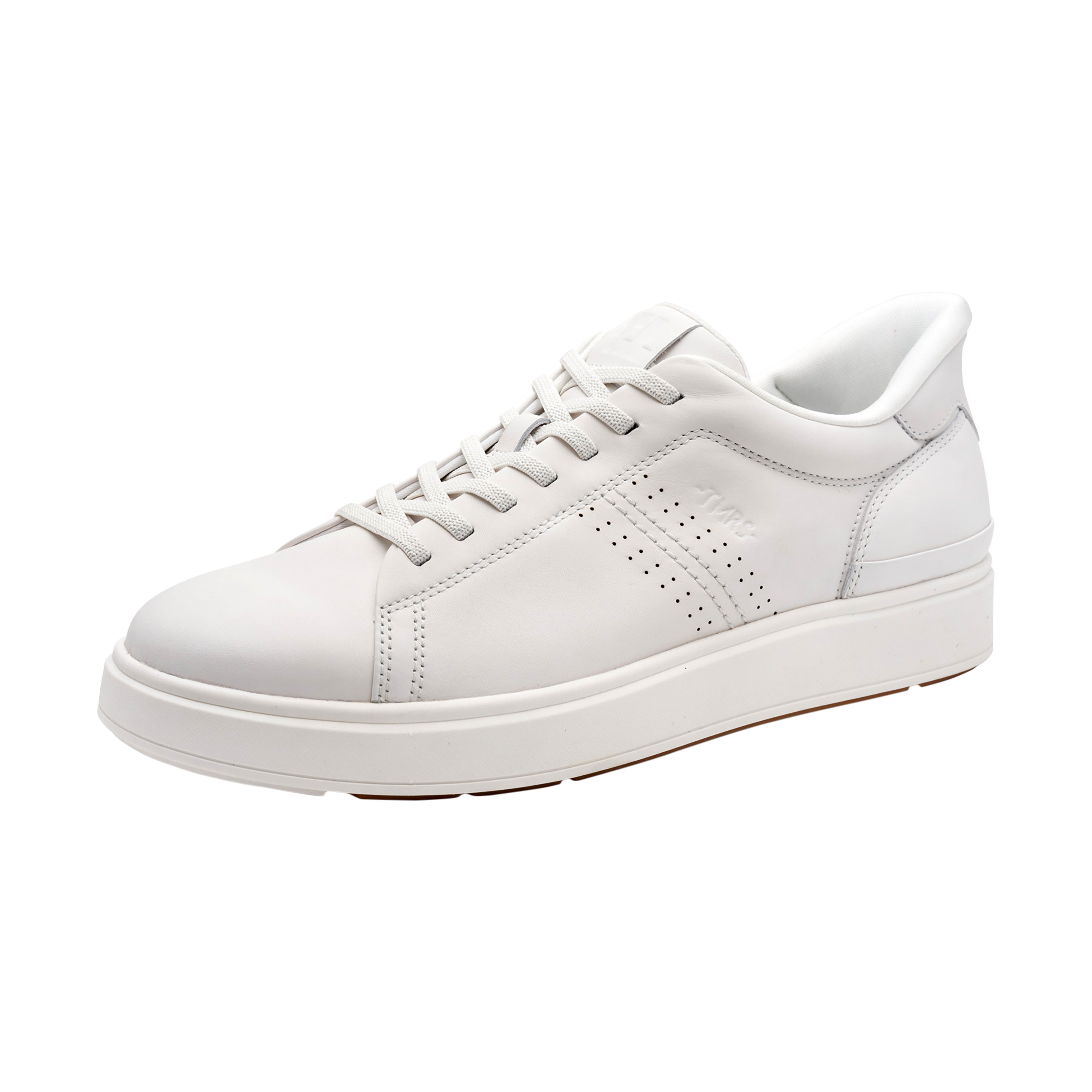 Leather trainers TAMARIS White