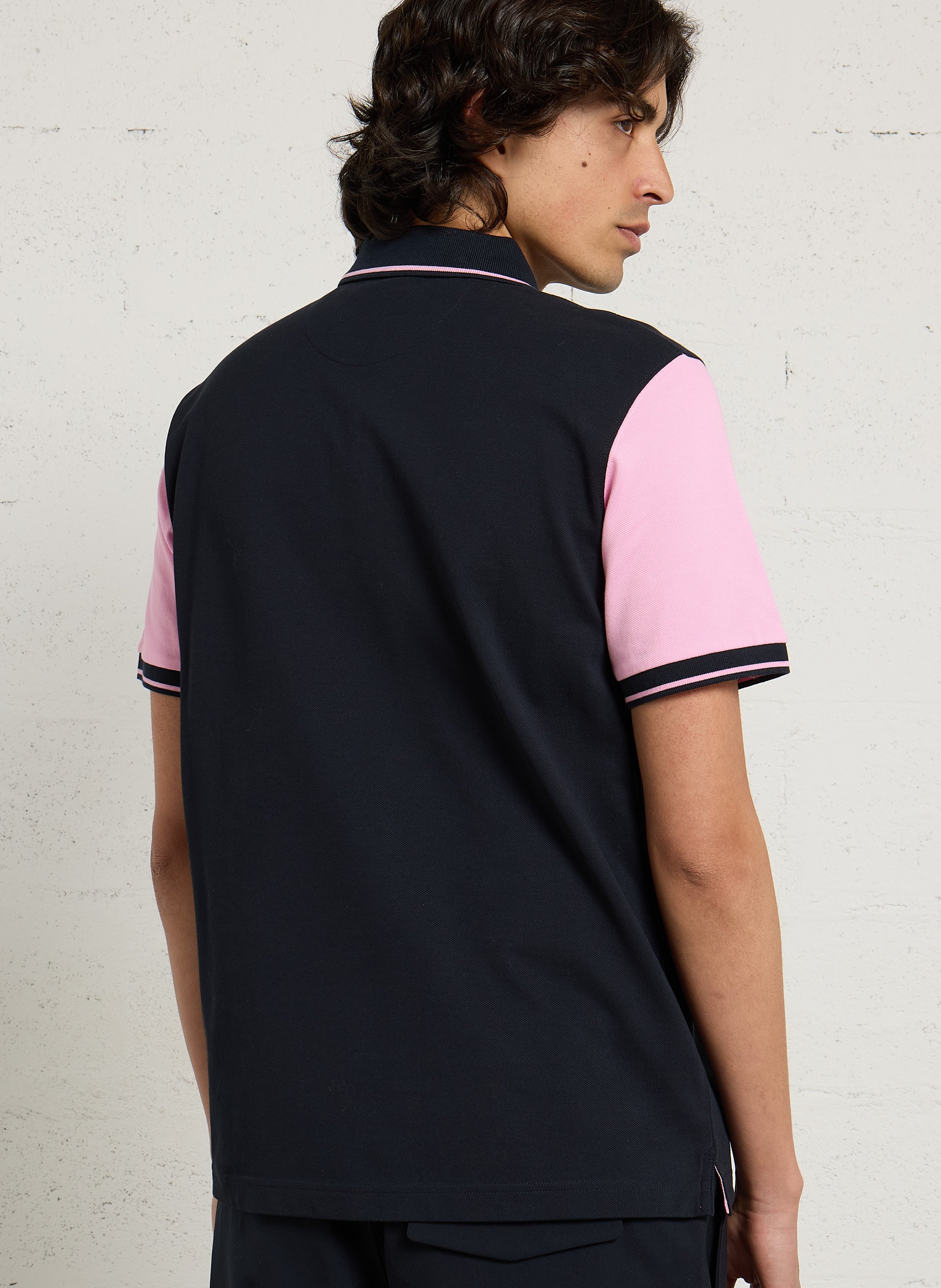 Polo manches courtes en coton EDEN PARK Bleu