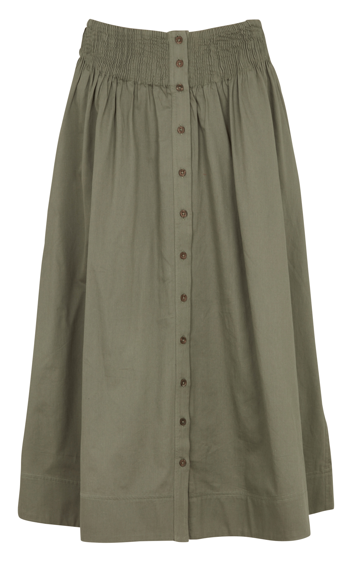 Cotton midi skirt MAISON 123 Green
