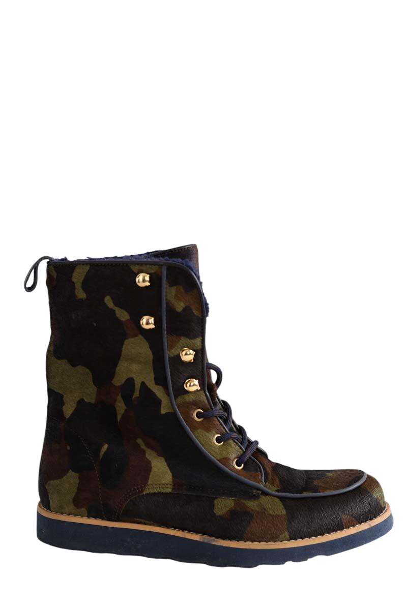 Lace-up ankle boots HEIMSTONE - Seconde Main Khaki