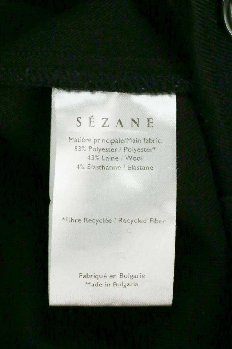 Wide-leg pants SEZANE - Seconde main Black