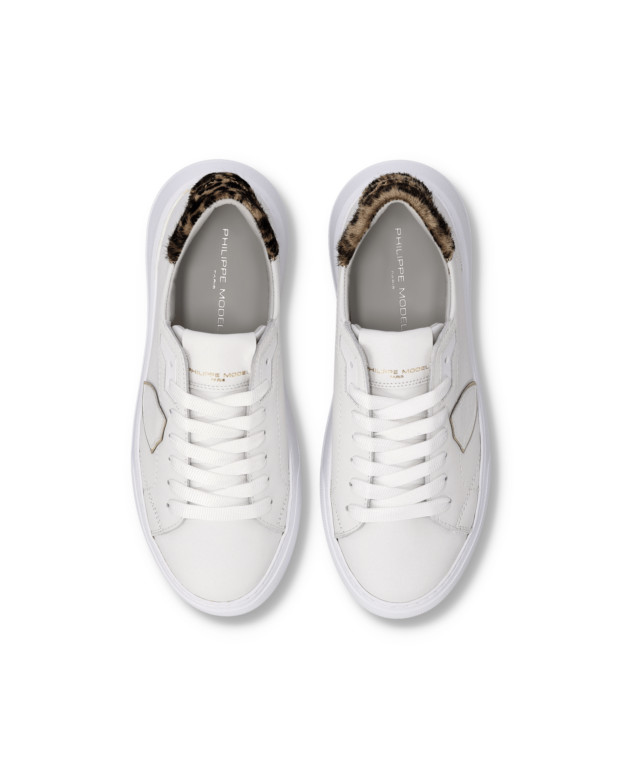Tennis Temple Sneakers. PHILIPPE MODEL White