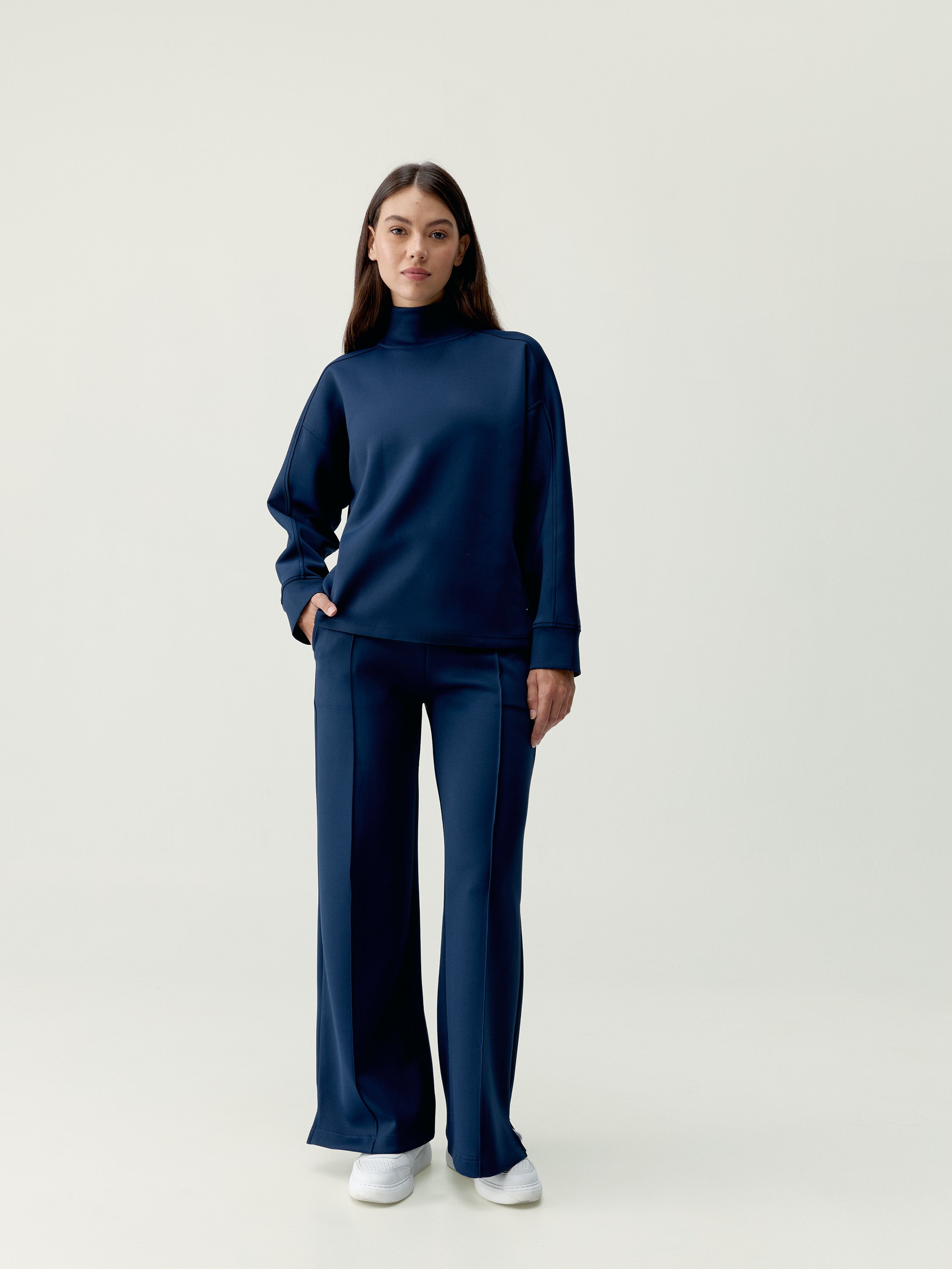 Women's sports sweatshirt BORN Blue