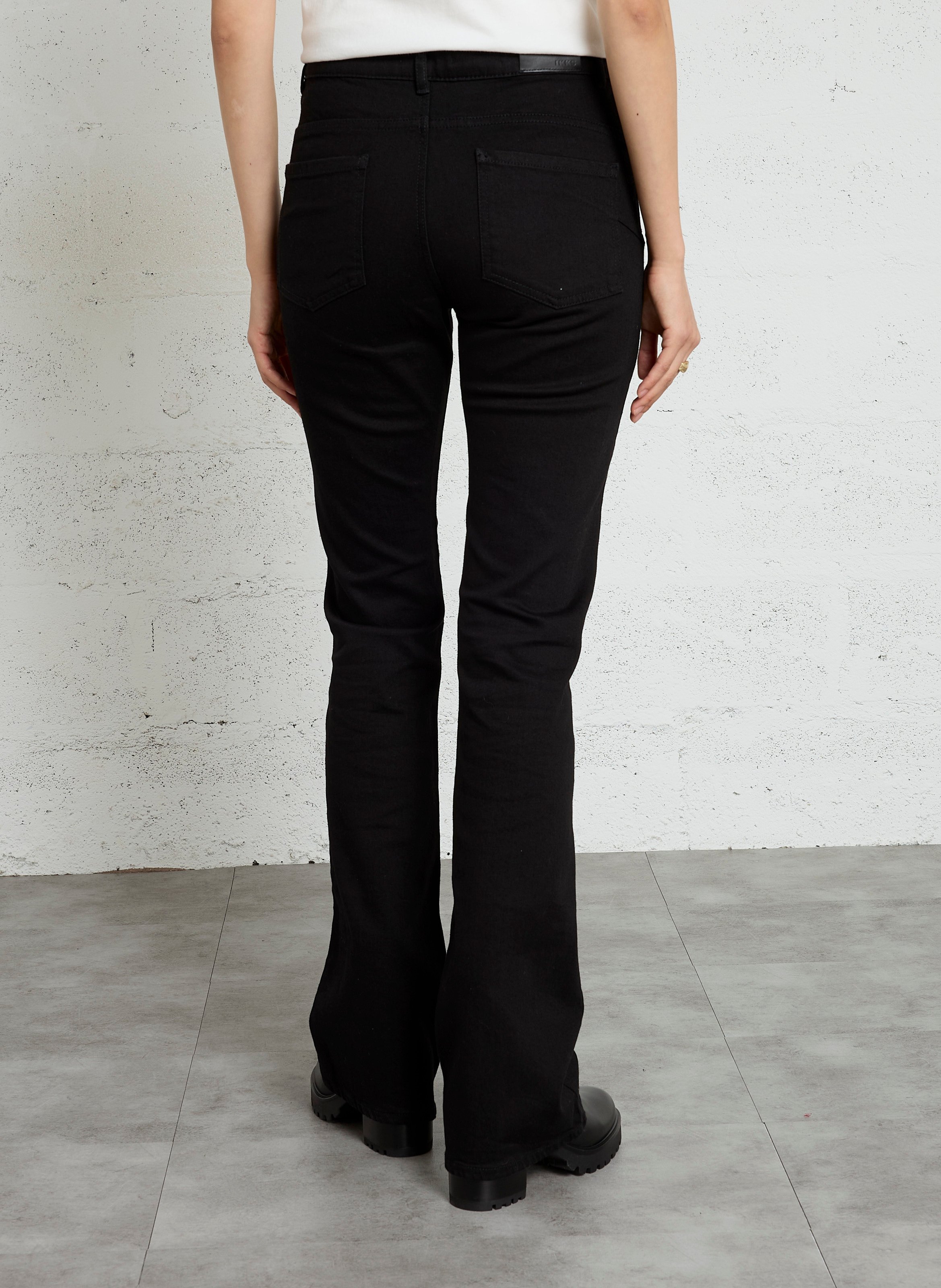 Straight Jeans  IKKS Schwarz