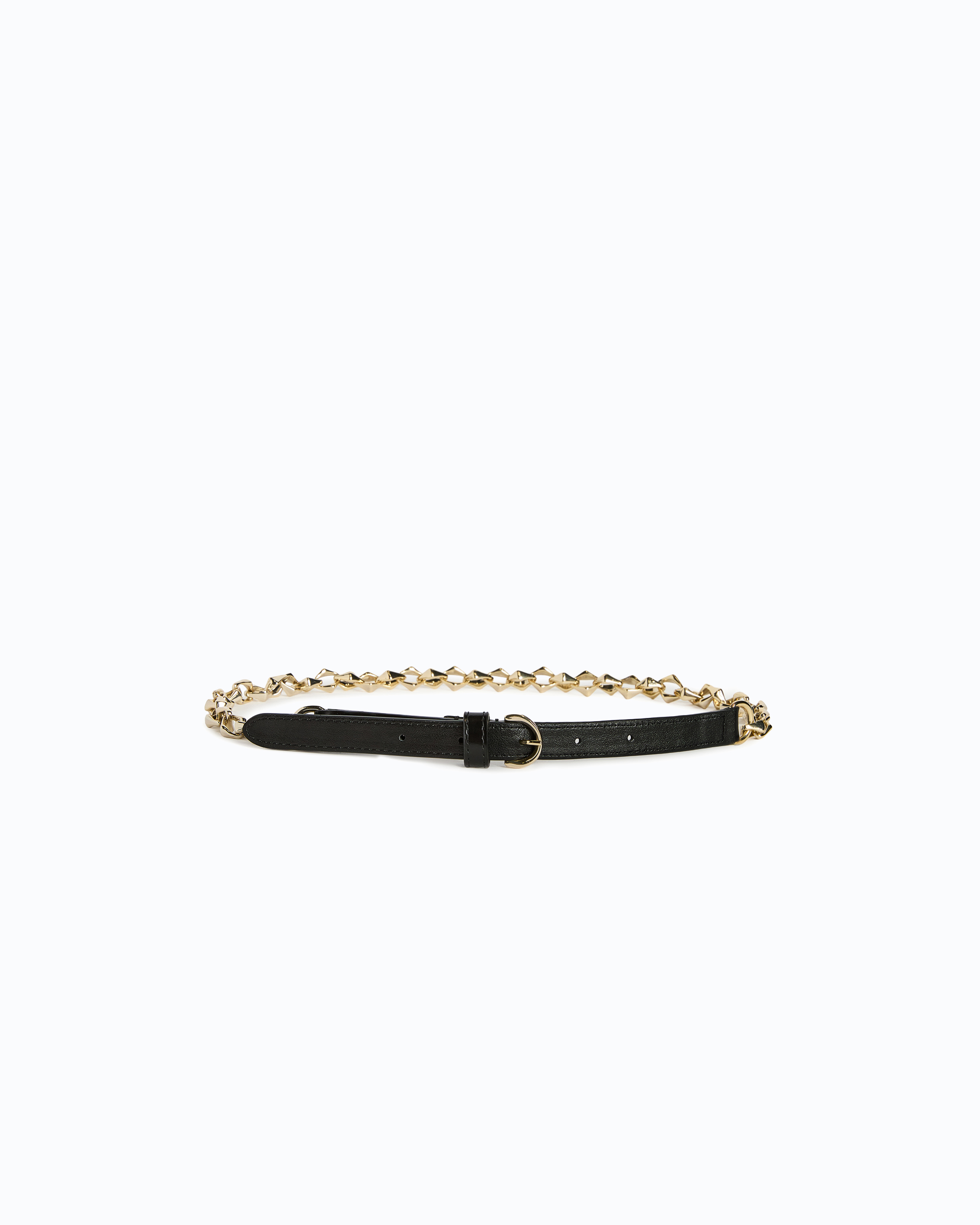 Ceinture avec empiècement en chaîne 1,5 cm PINKO Multicolore