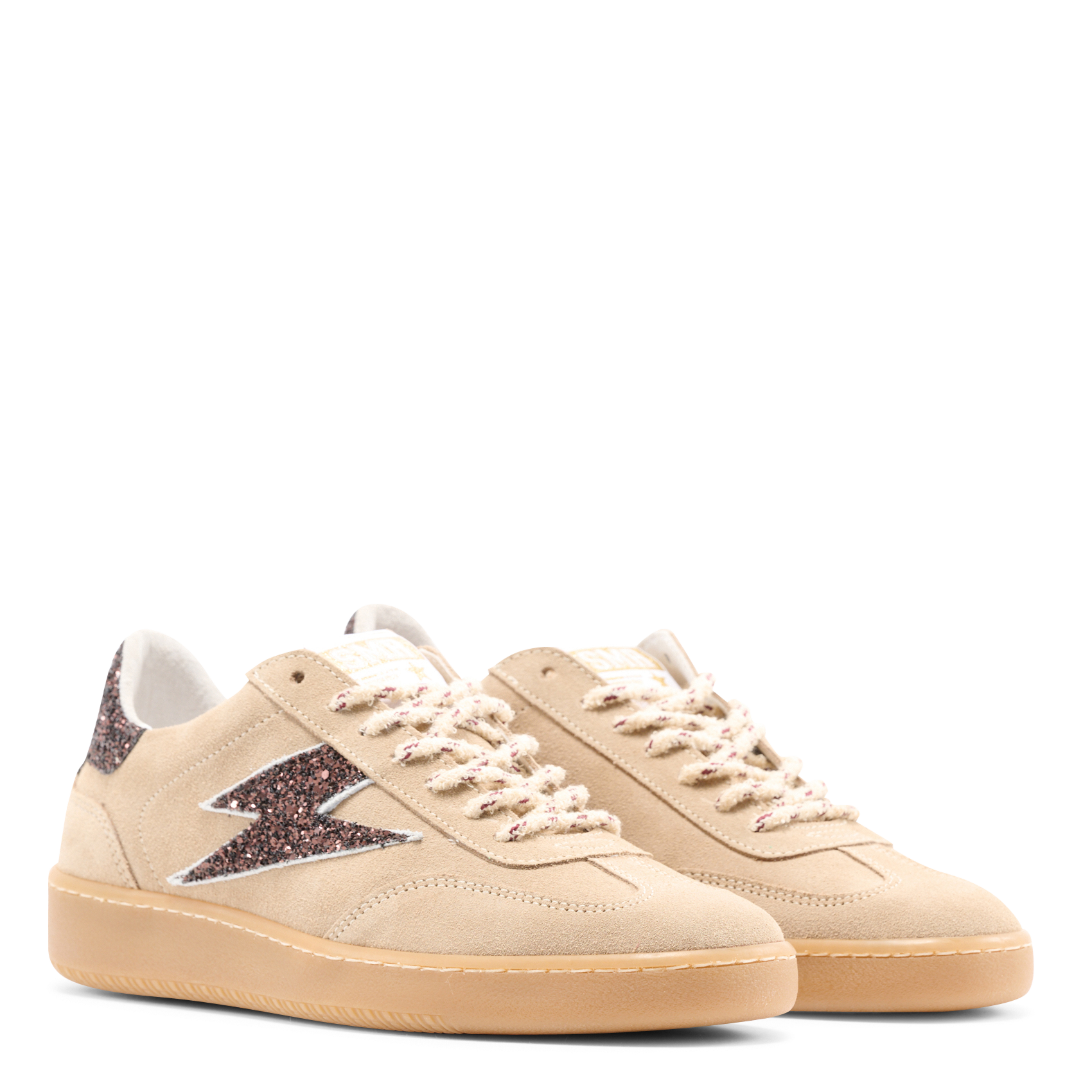 Lage sneakers met glitterdetails SEMERDJIAN - SMR Beige