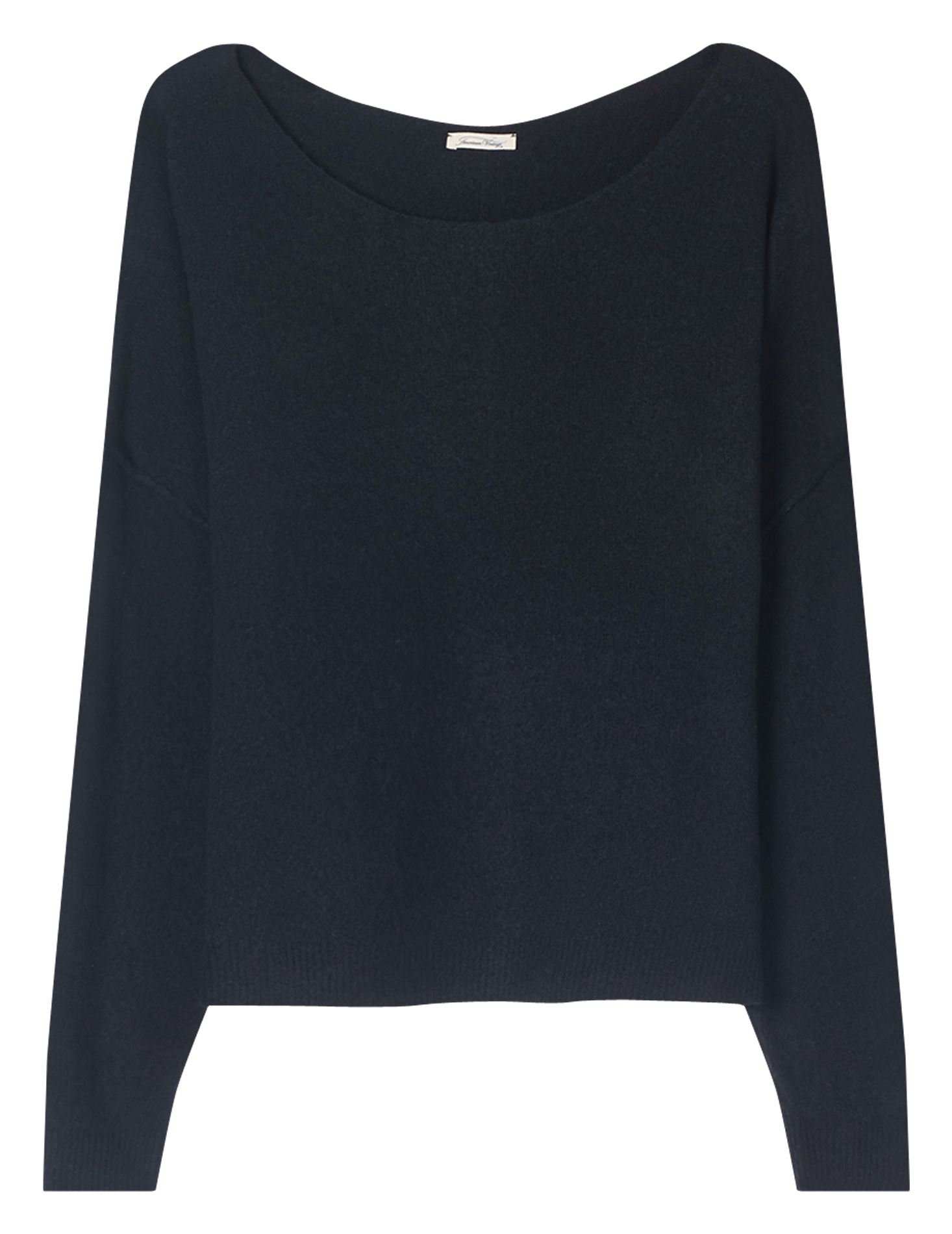 Wollmix-Pullover mit U-Boot-Ausschnitt DAMSVILLE Noir