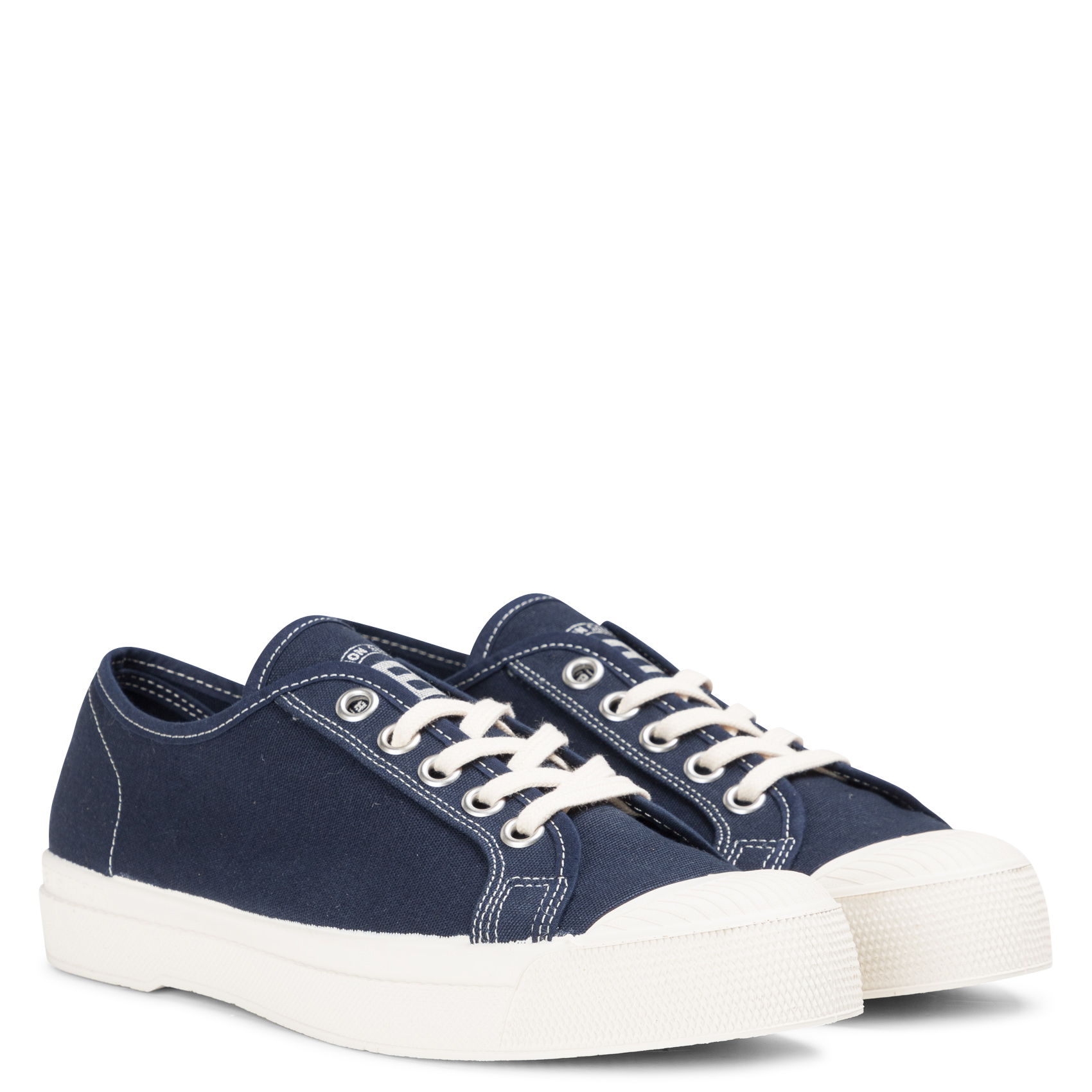 Baskets basses en toile  BENSIMON Bleu