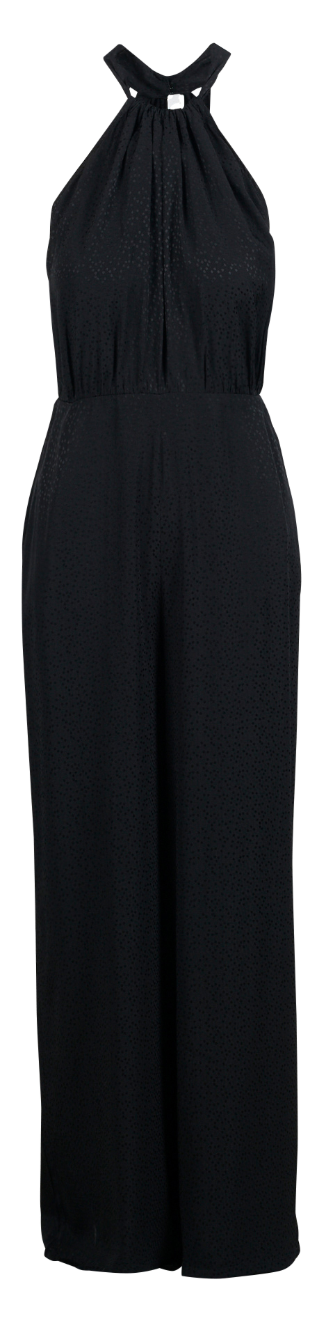 American sleeve wide-leg jumpsuit ATTIC AND BARN Black