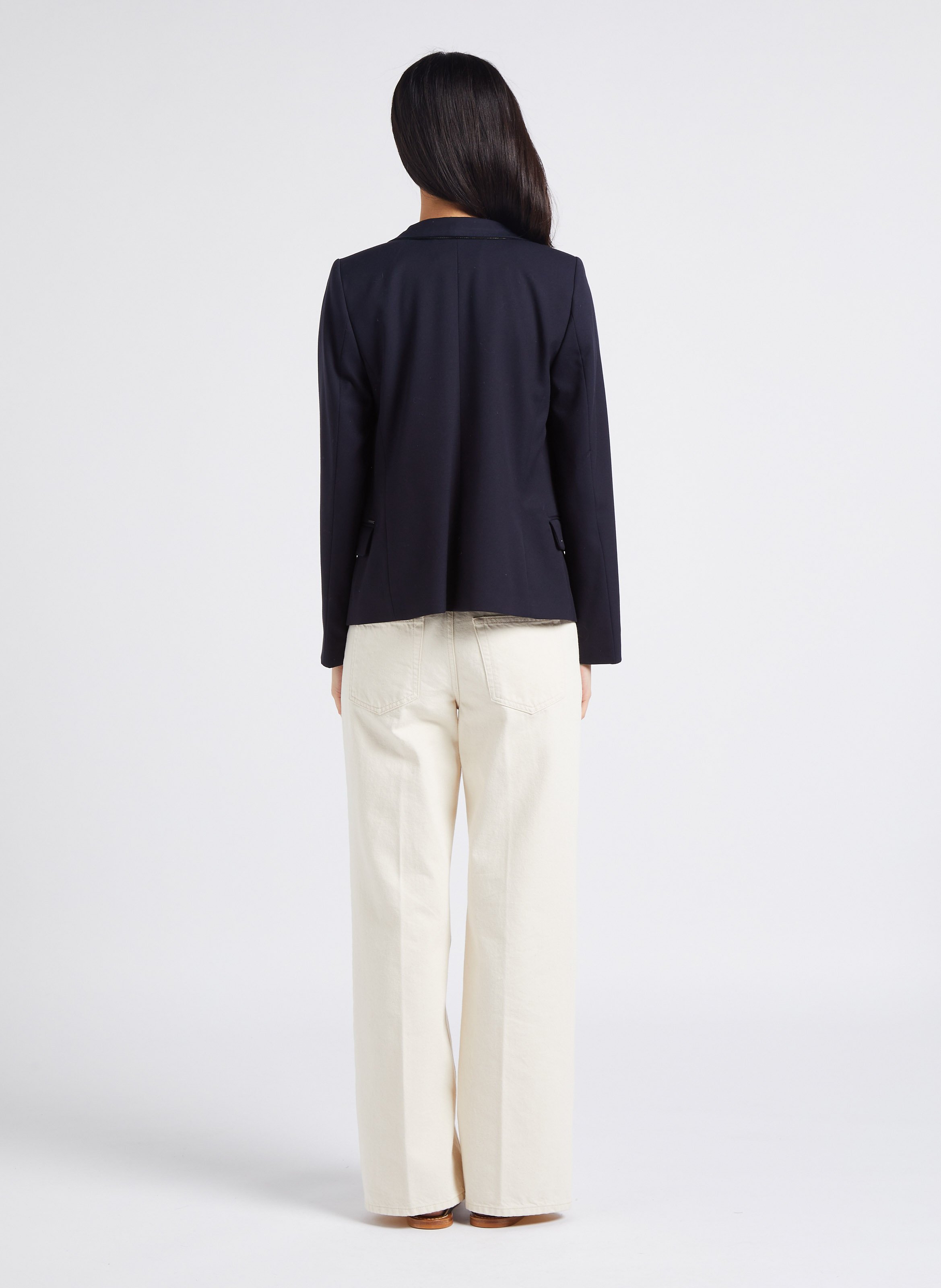 Fitted suit jacket IKKS Blue