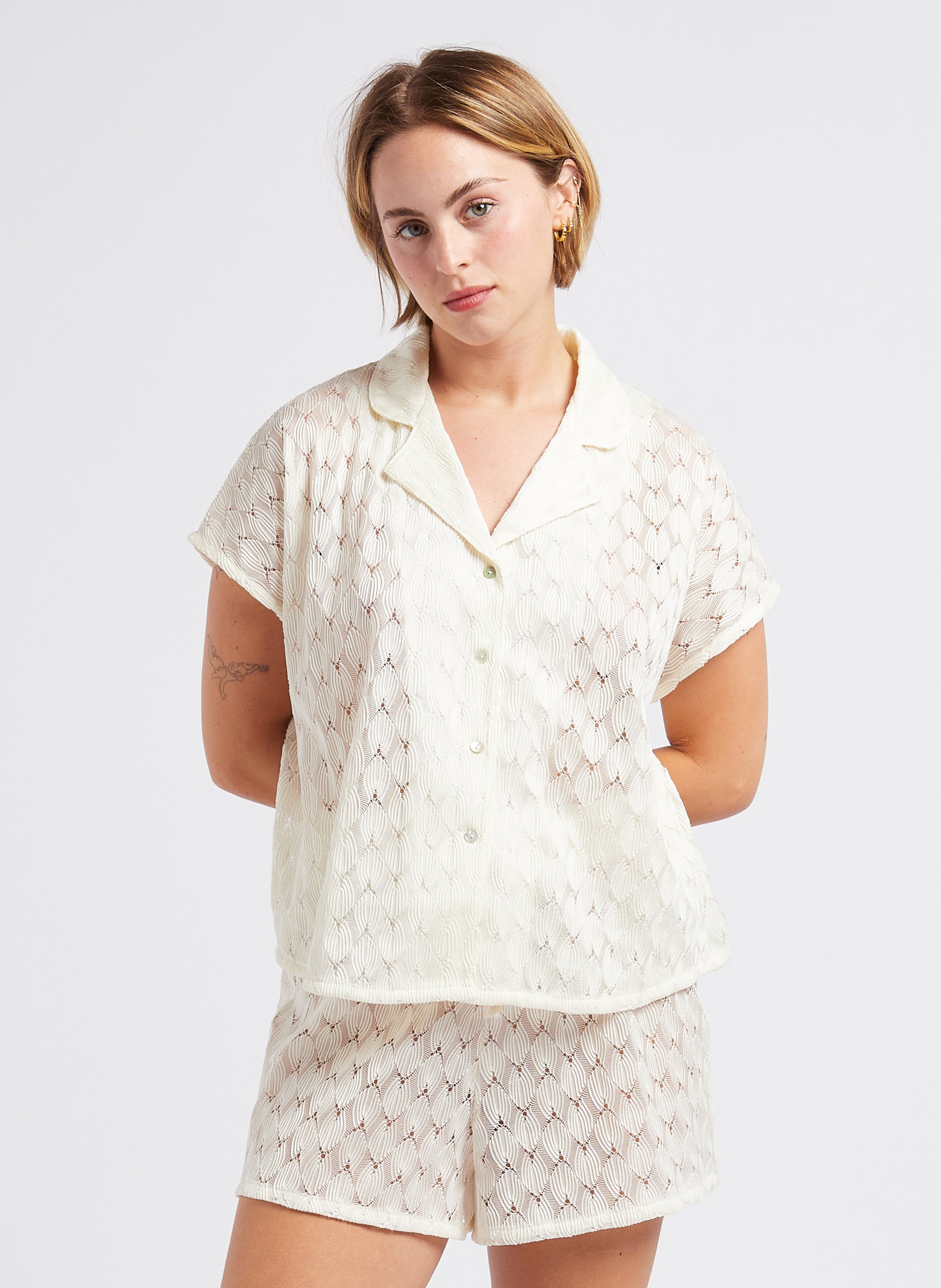 Short-sleeved loose-fit shirt LA NOUVELLE