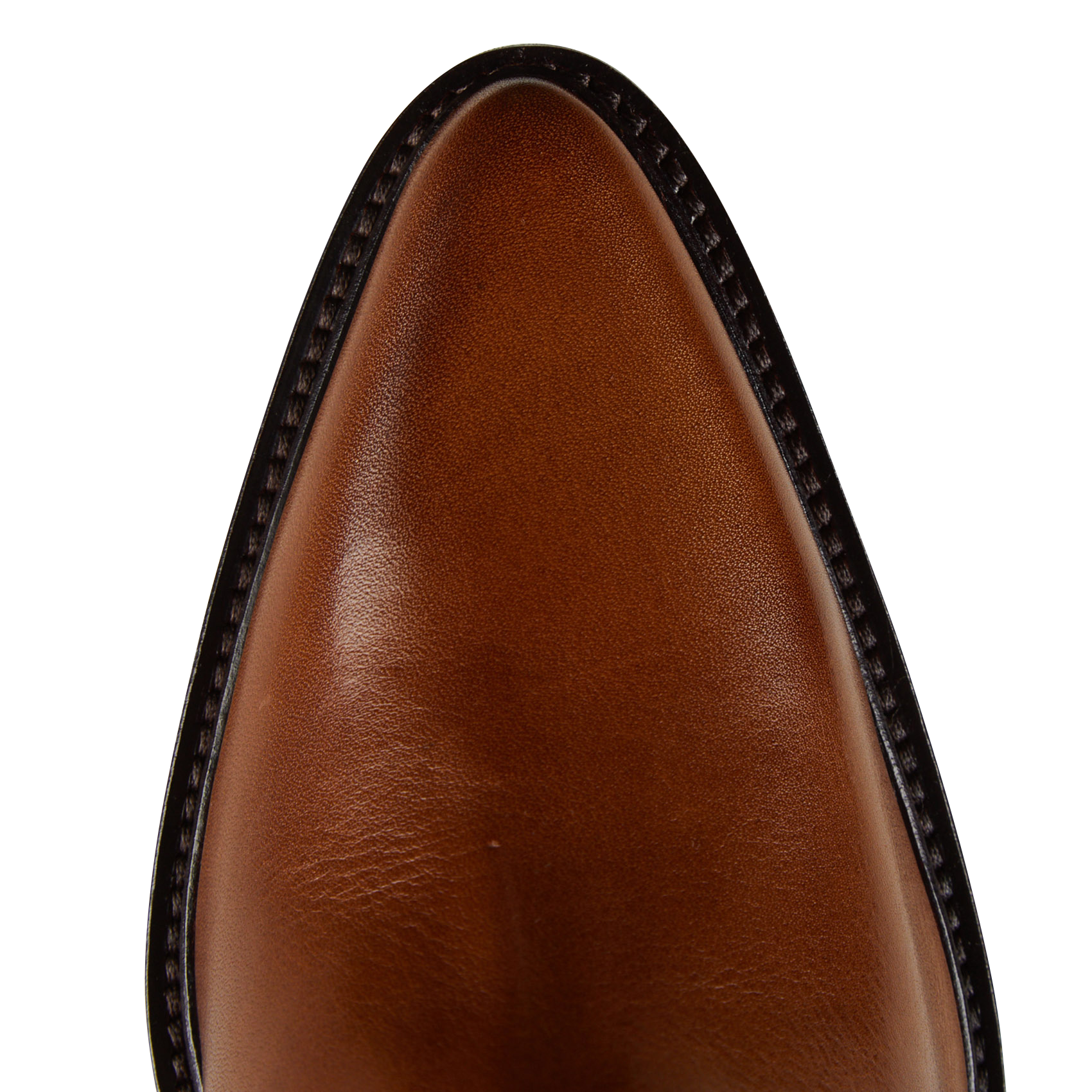 Effen leren enkellaarzen met textuur BILLI BI Bruin