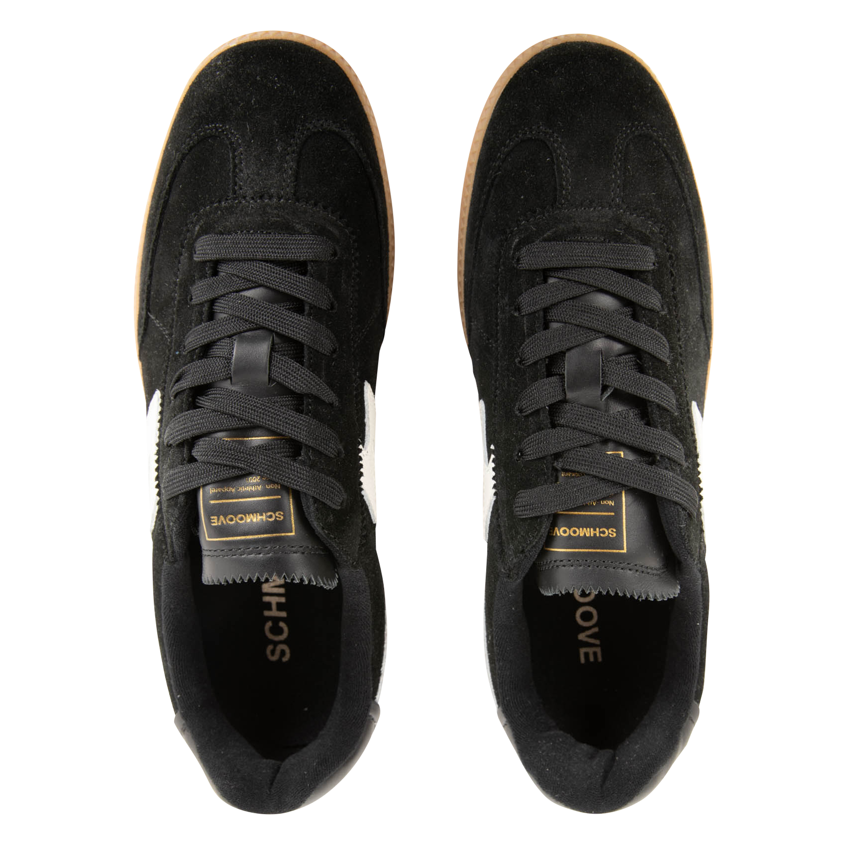 Suede leather low-top sneakers SCHMOOVE Multicolored