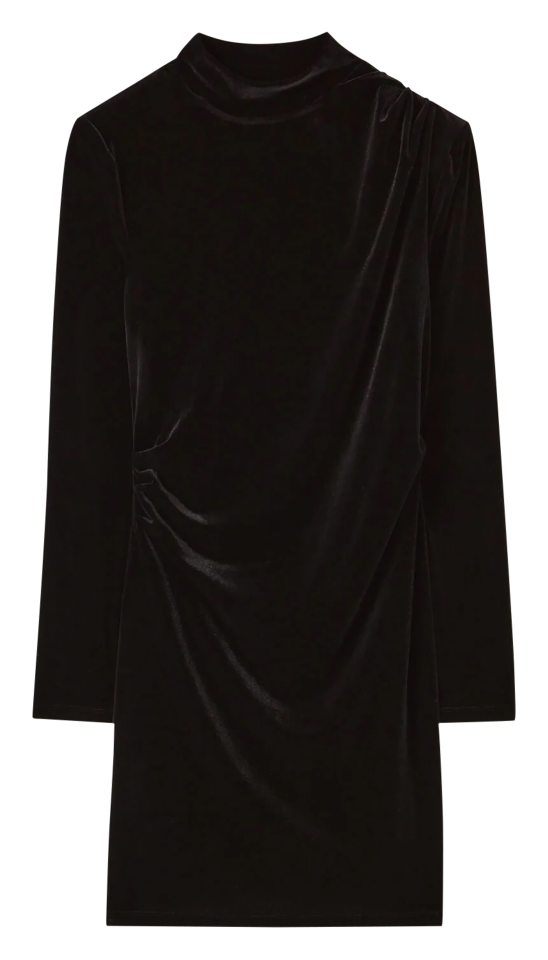 Robe courte cintrée en velours CLAUDIE PIERLOT Noir