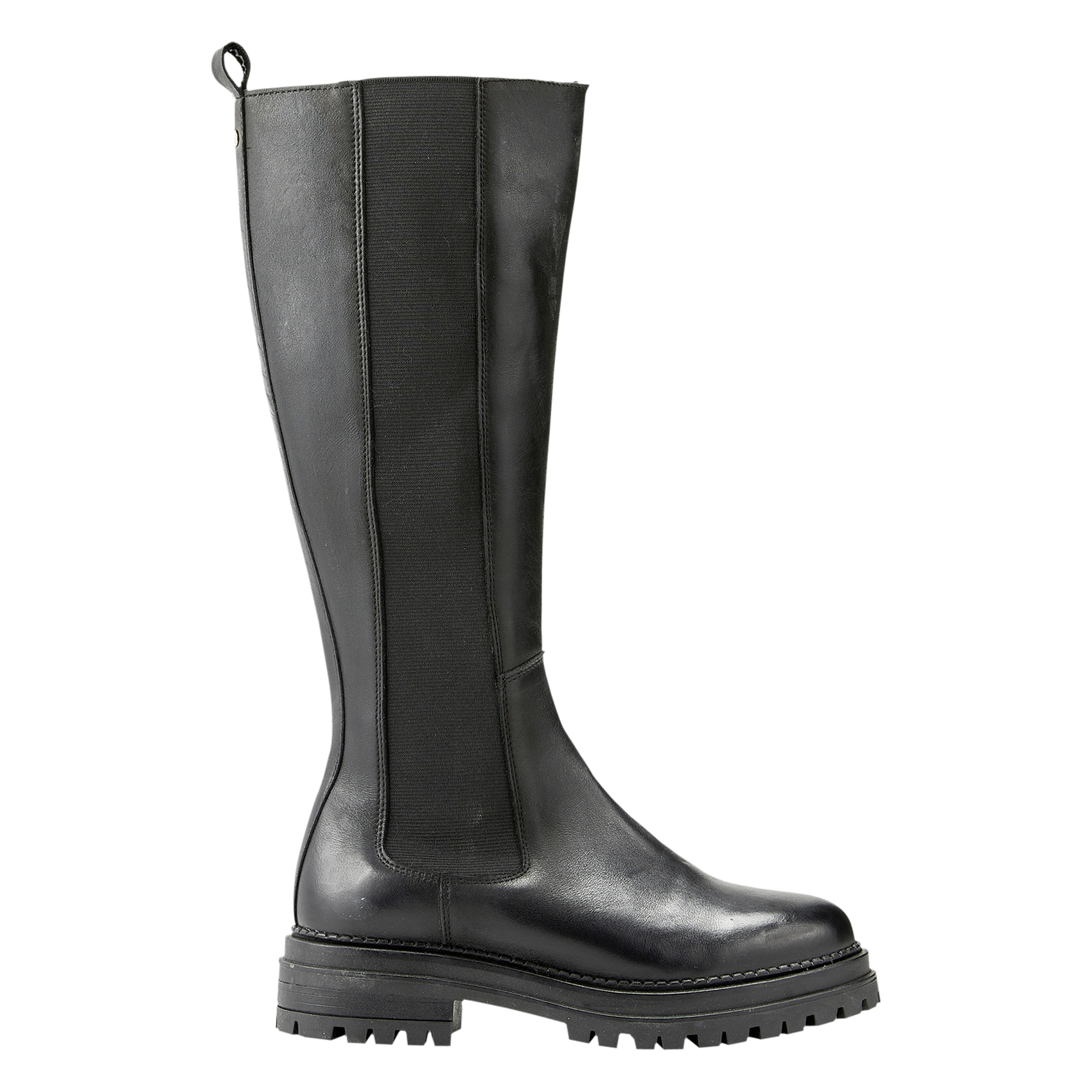 Chary suede flat boots COSMOPARIS Black