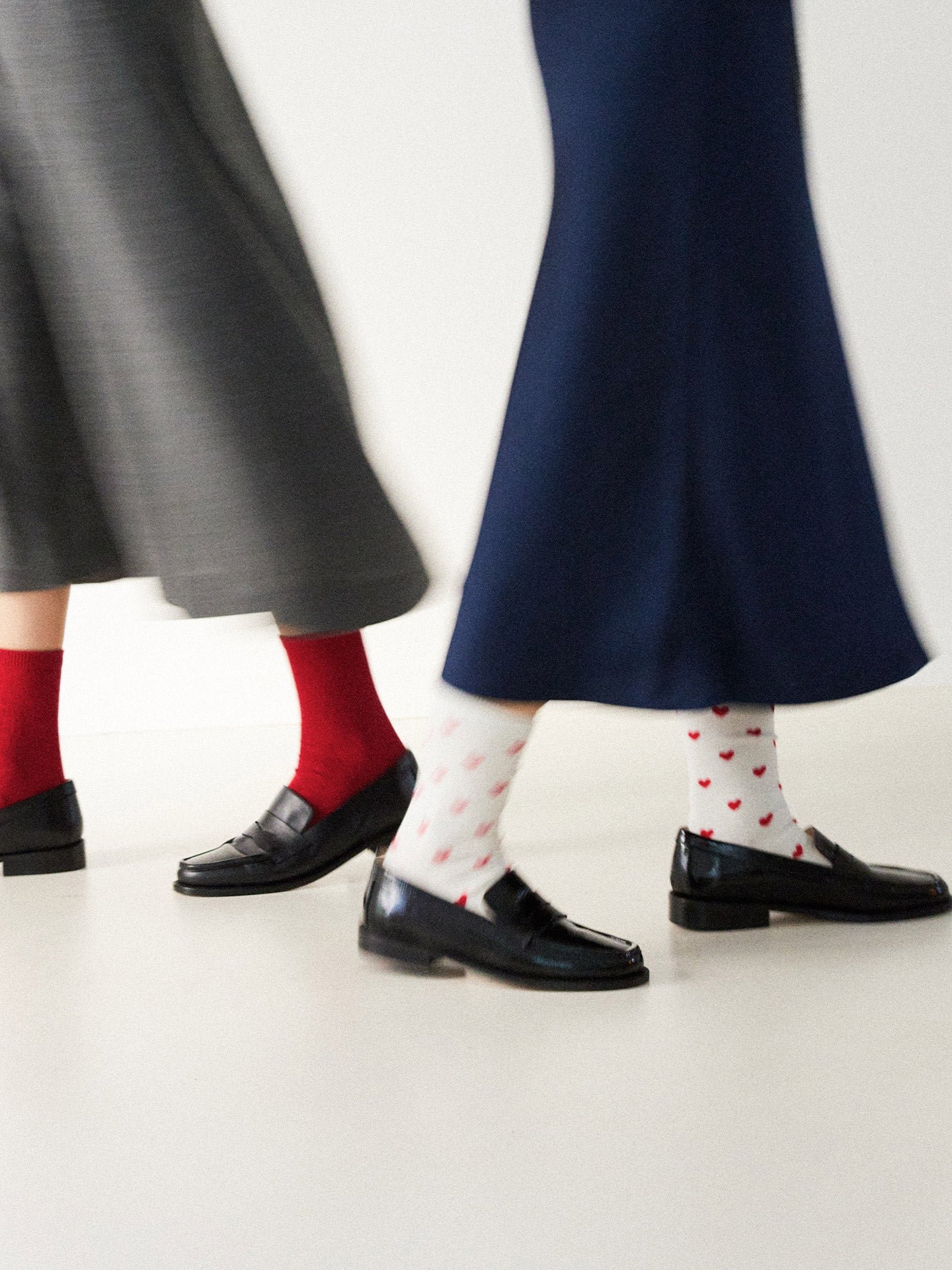 Crinkled patent leather loafers EMZI PARIS Black