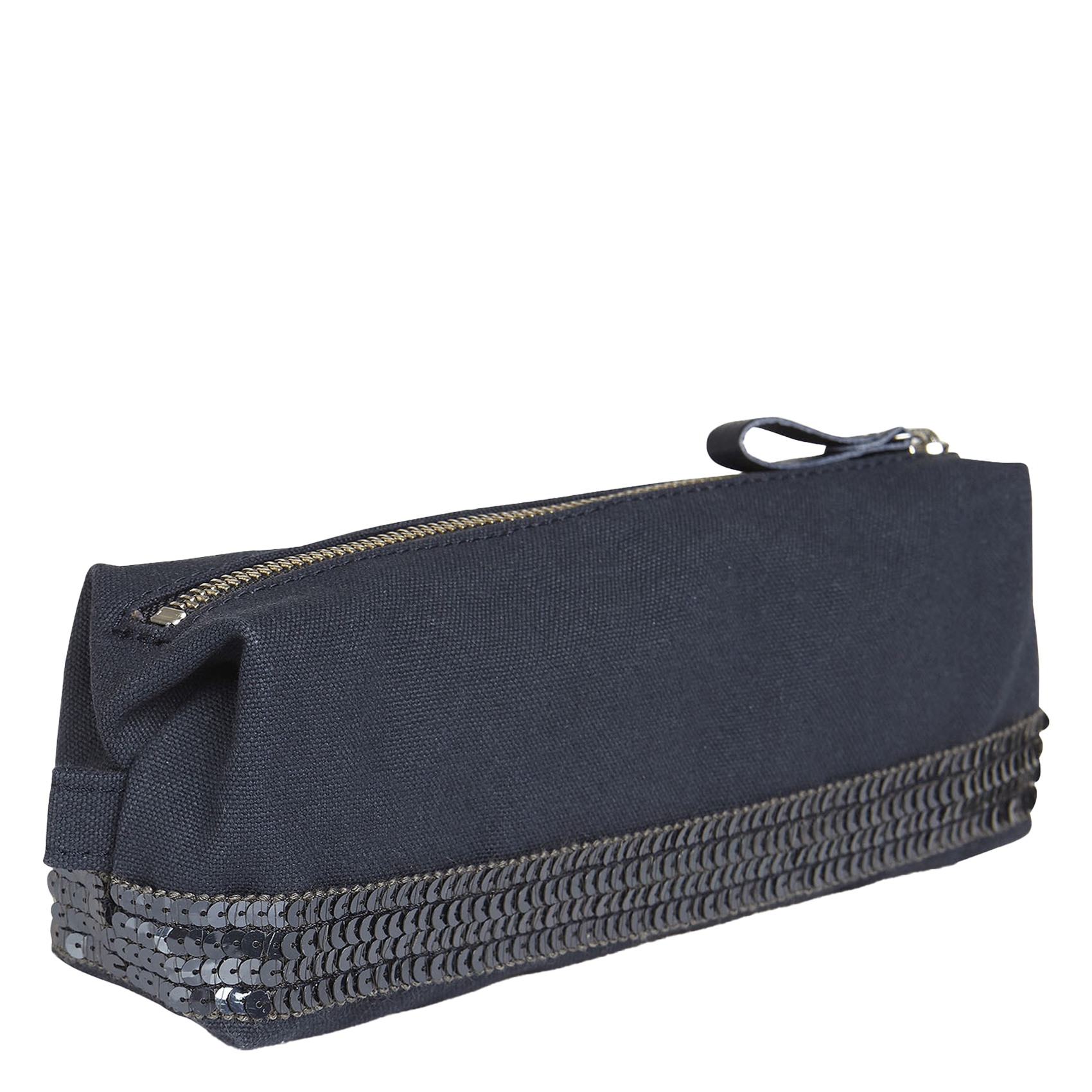 Wash bag with sequin strip VANESSA BRUNO Black