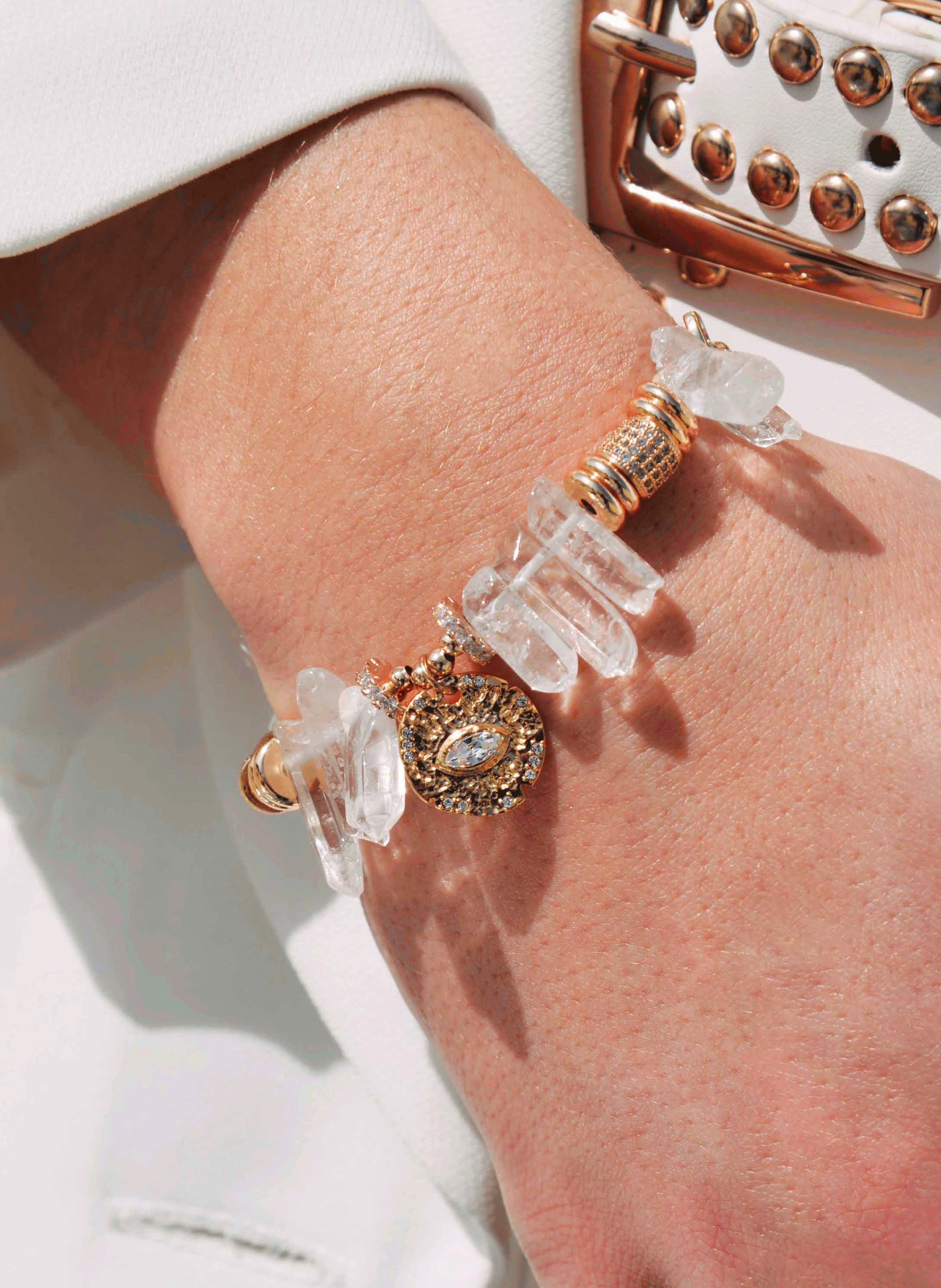 Chain bracelet with charm HIPANEMA Golden