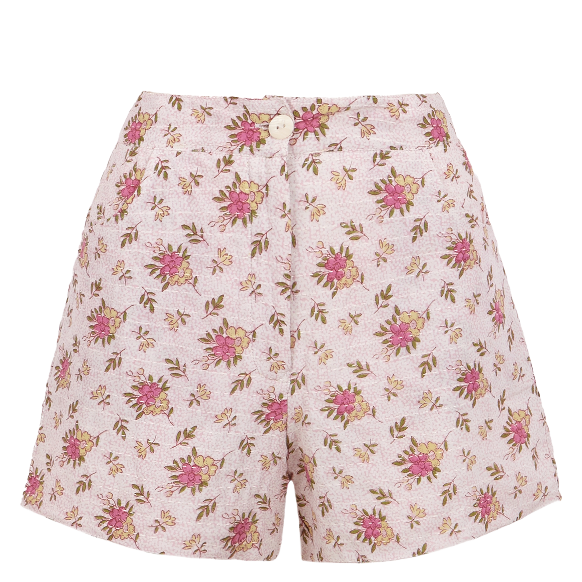 Short droit en coton imprimé ANTIK BATIK Rose