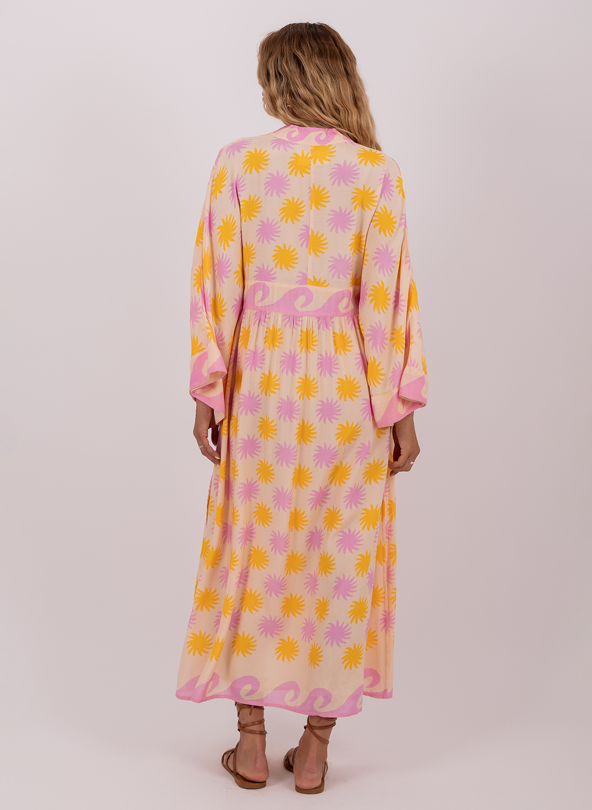 Robe ample longue en coton SUNDRESS Beige