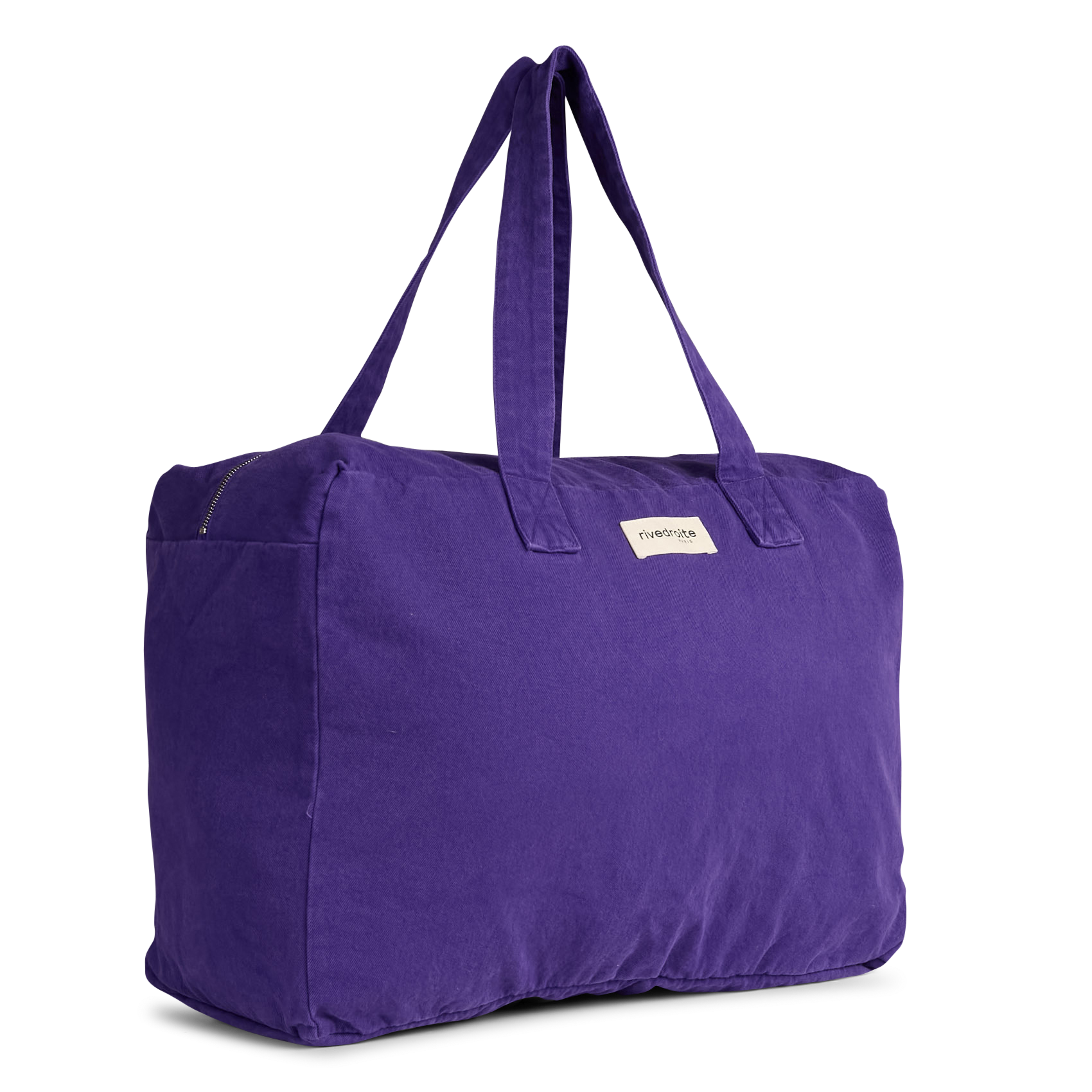 Sac shopping en coton bio mélangé RIVEDROITE PARIS Violet