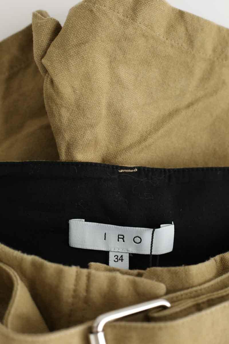 Cotton mini shorts IRO - Seconde Main Khaki
