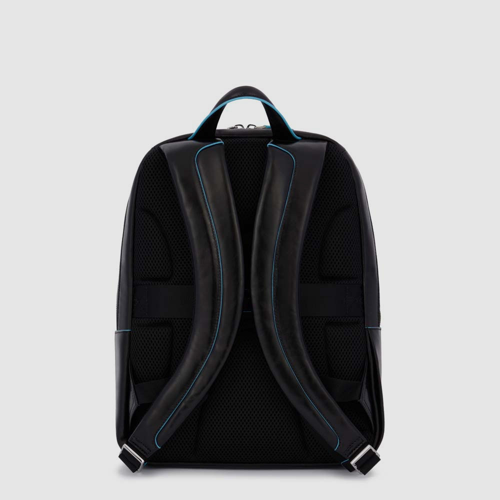 Leather backpack PIQUADRO Black