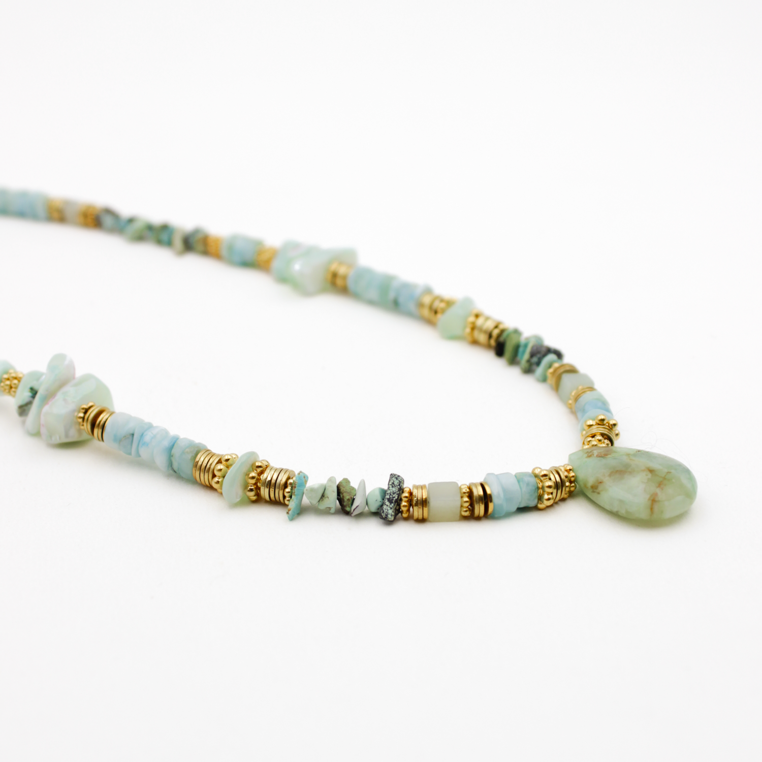 Collier heishi goutte - joe L'ATELIER DES DAMES Doré