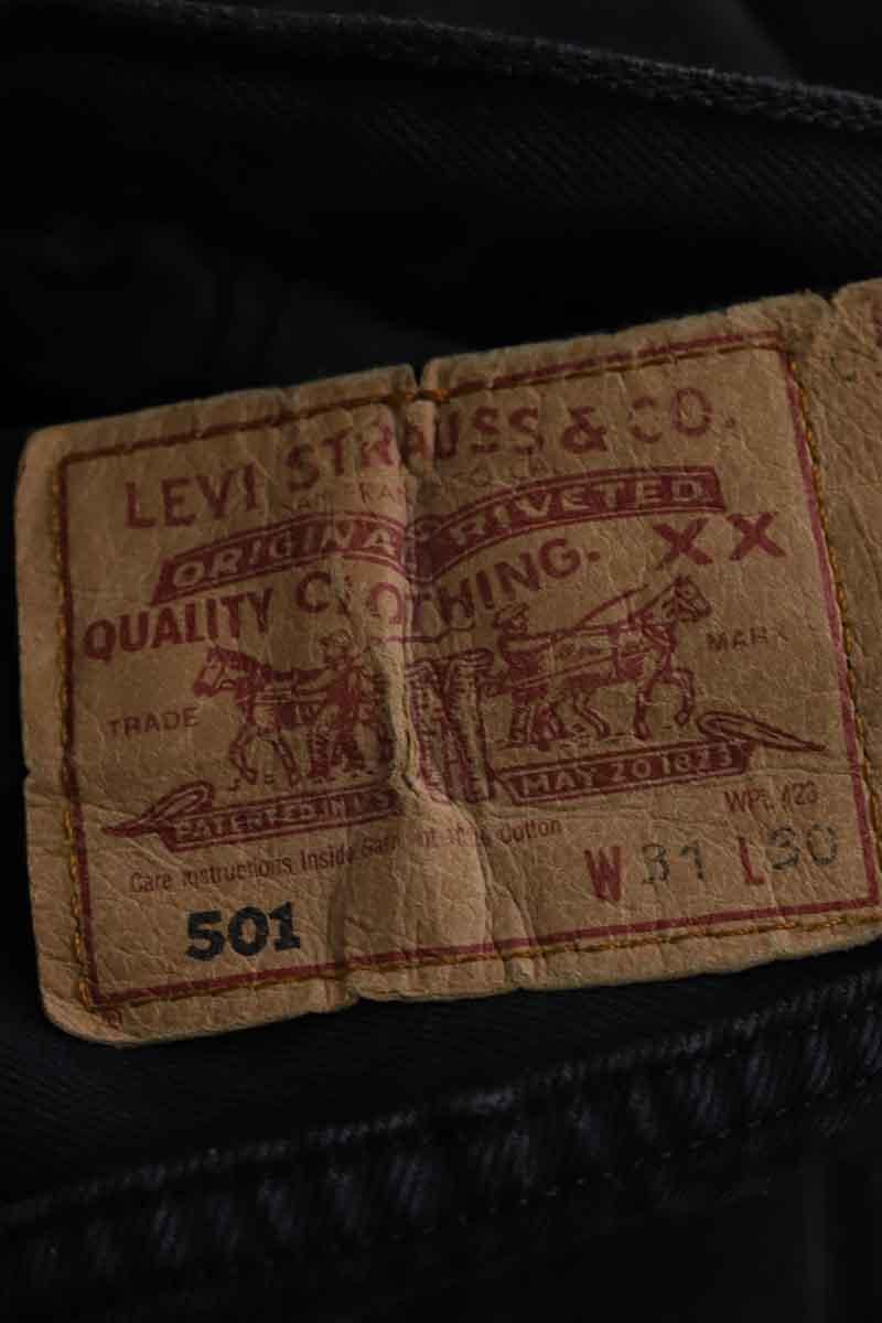 Cotton mini shorts LEVI'S - Seconde main Black