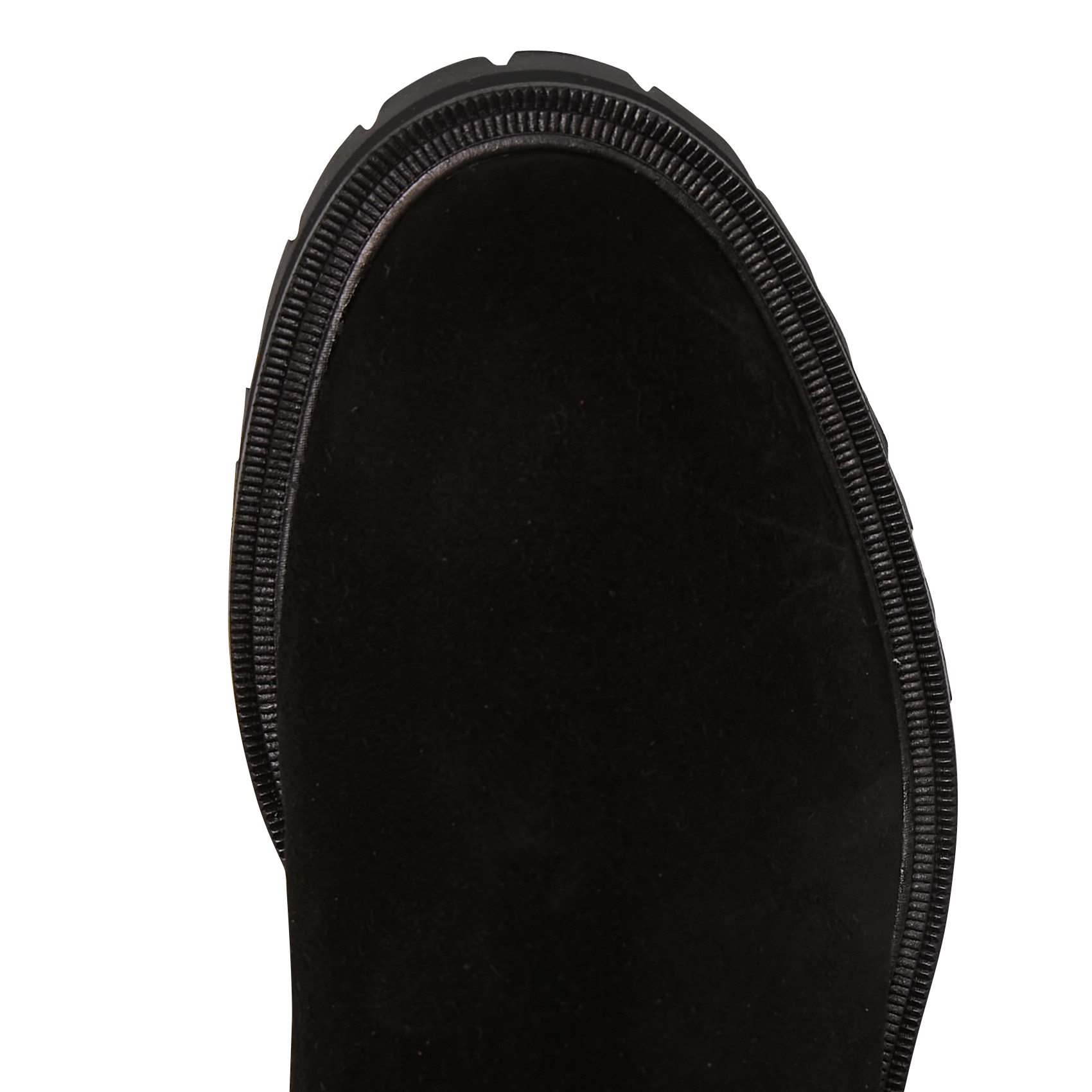 Bottines à enfiler en cuir suédé MAISON 123 Noir