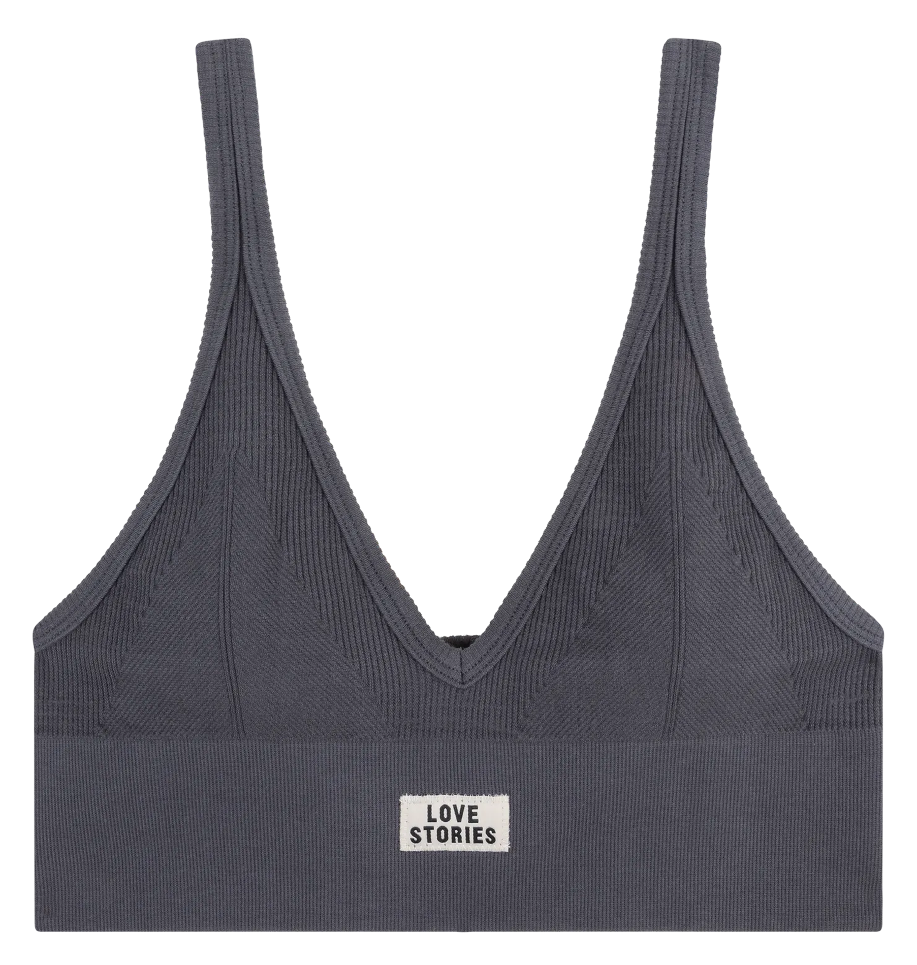Brassière en coton mélangé LOVE STORIES Gris