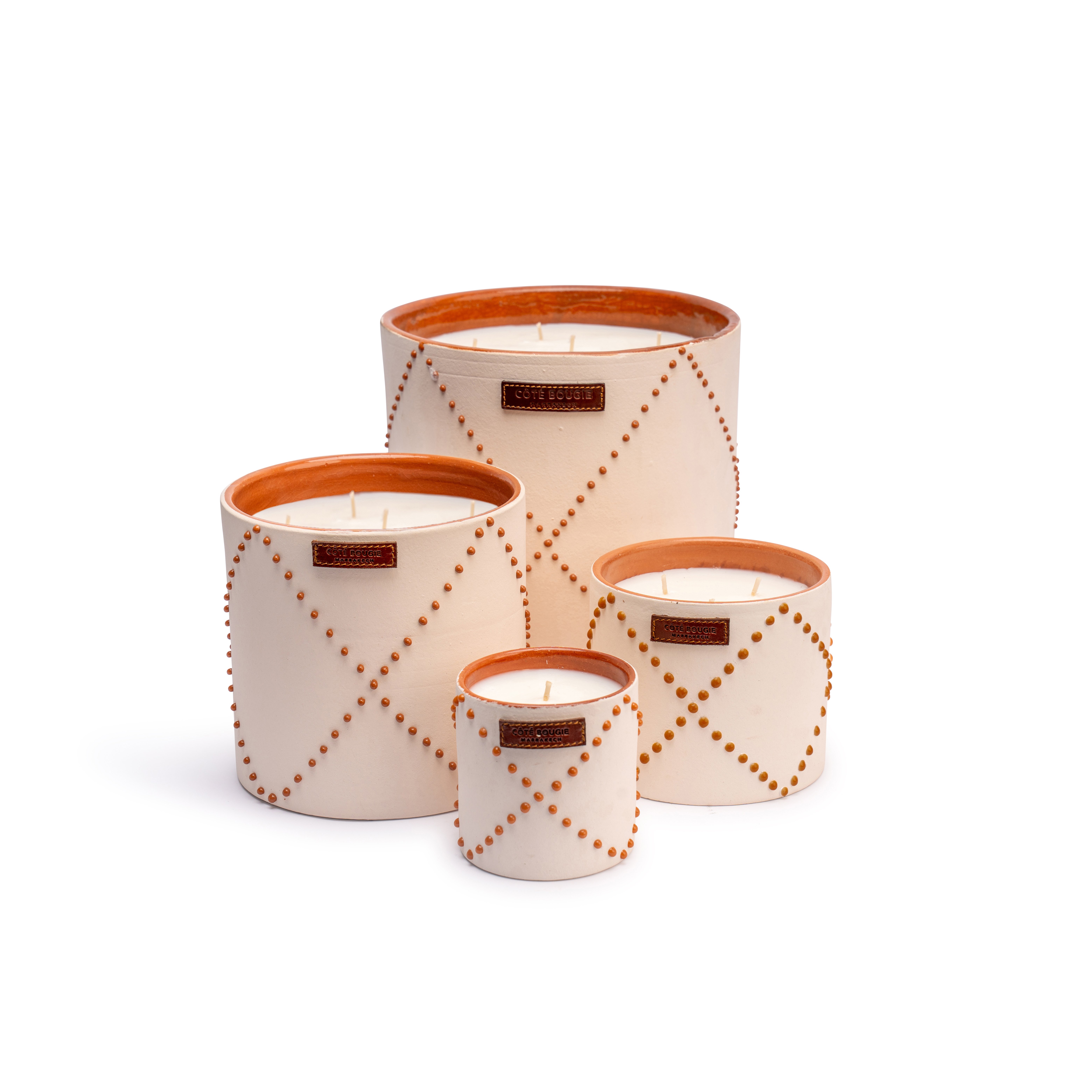 Ceramic Nomad Candle COTE BOUGIE White