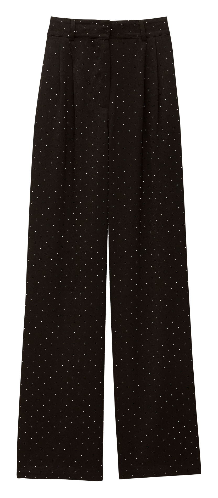 Wide-leg pants with studs BA&SH Black