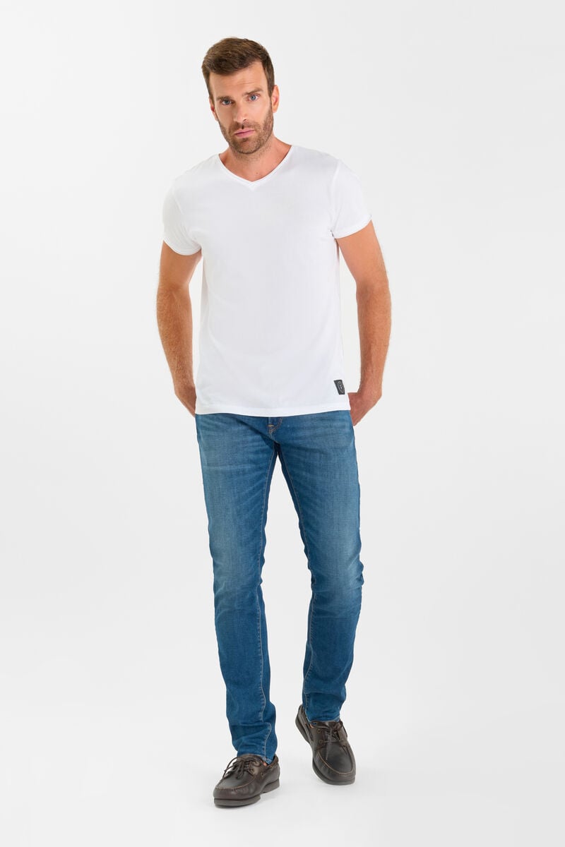 Slim blue jogg jeans 700/11, length 34 LE TEMPS DES CERISES Blue