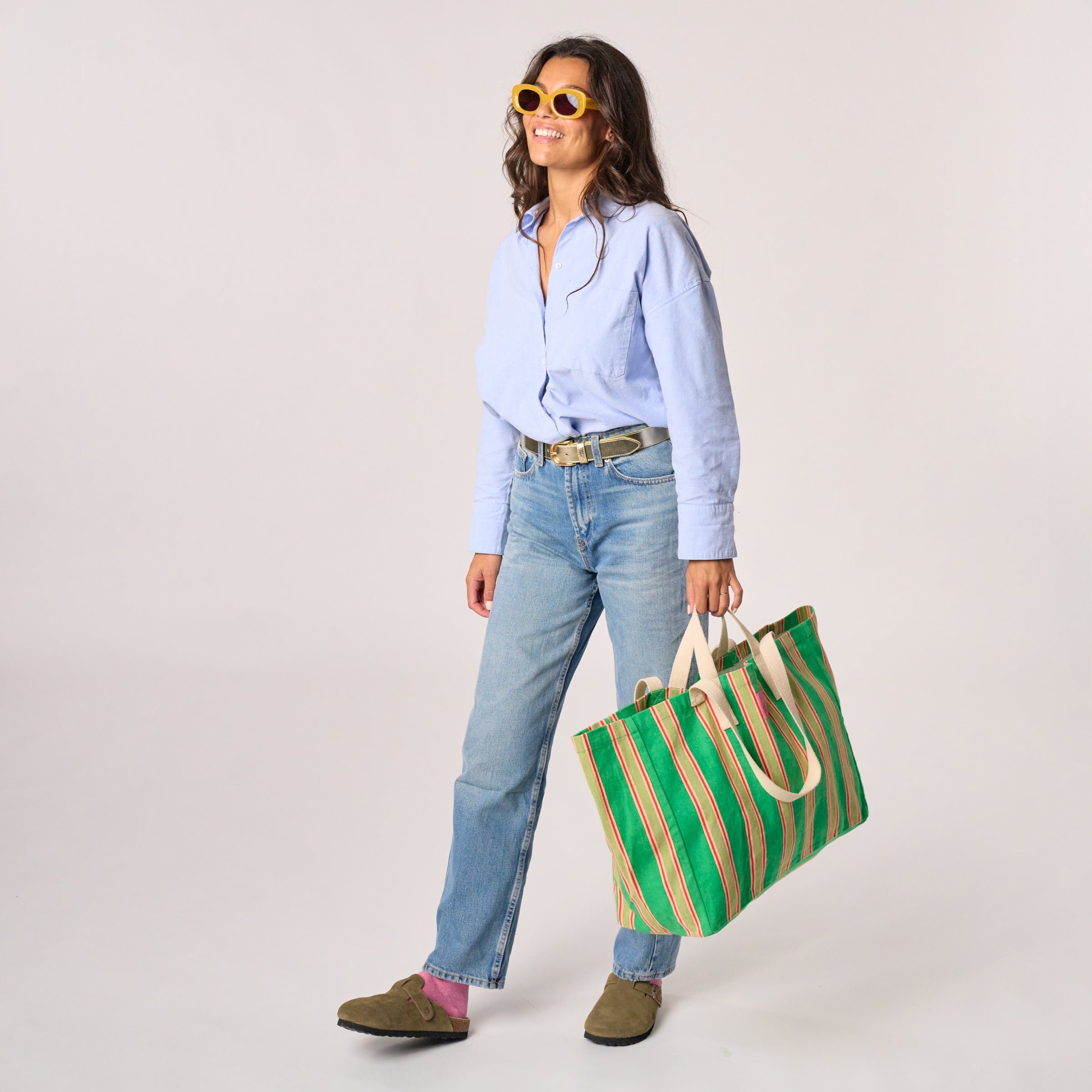 Organic cotton tote bag BILLYBELT Green