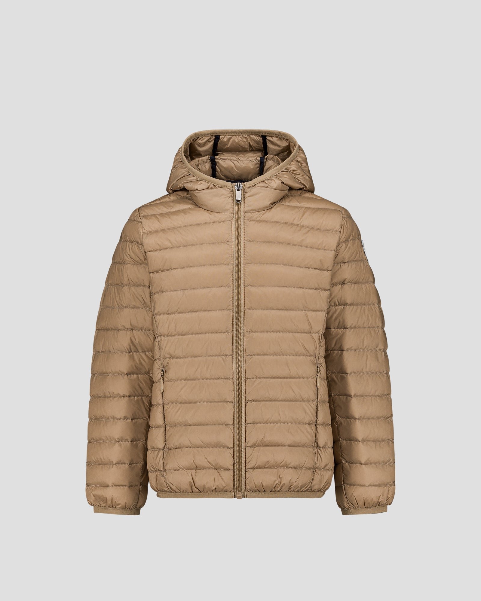 Hugo lightweight hooded child's puffer coat JOTT Beige