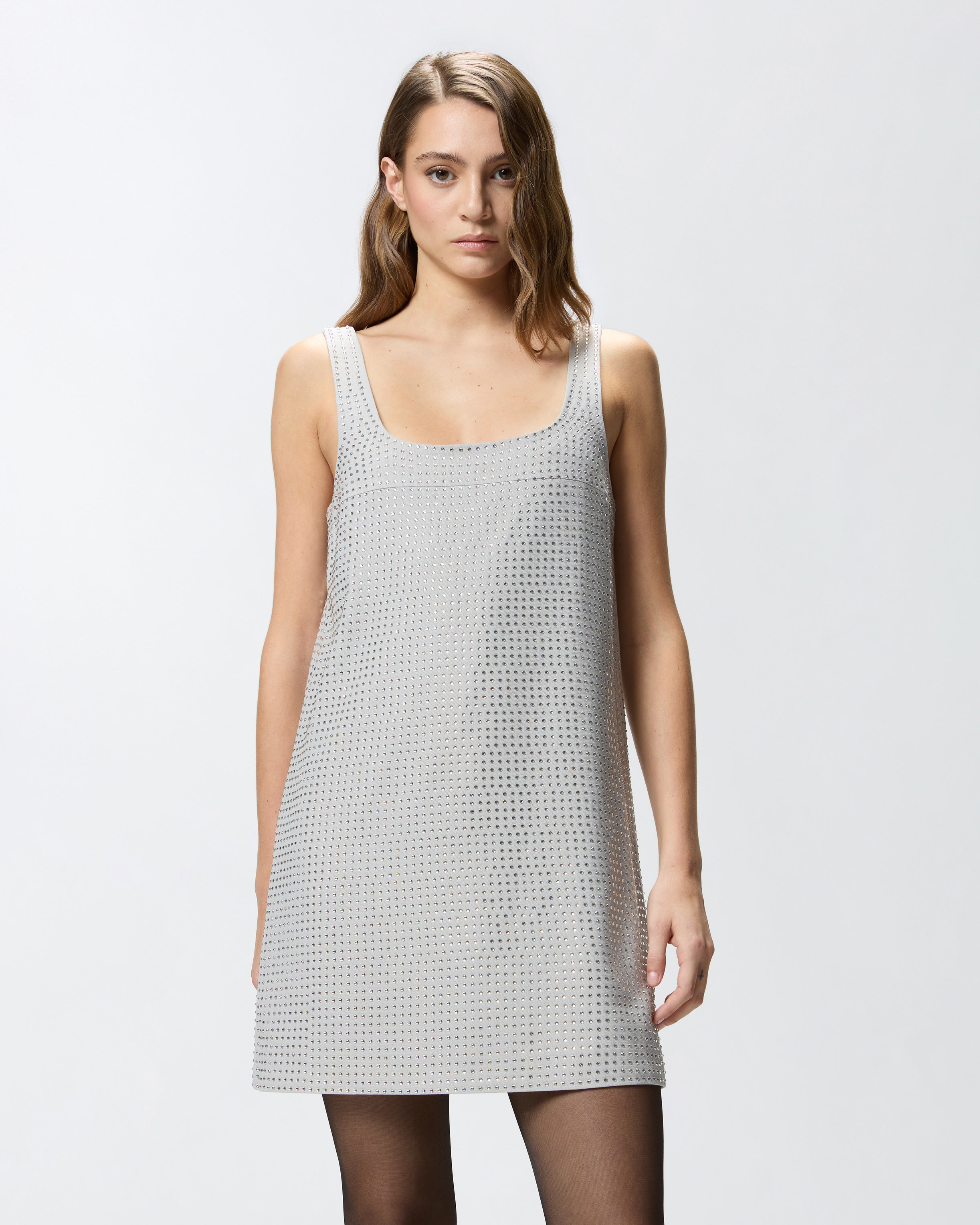 Short dress with diamanté PINKO