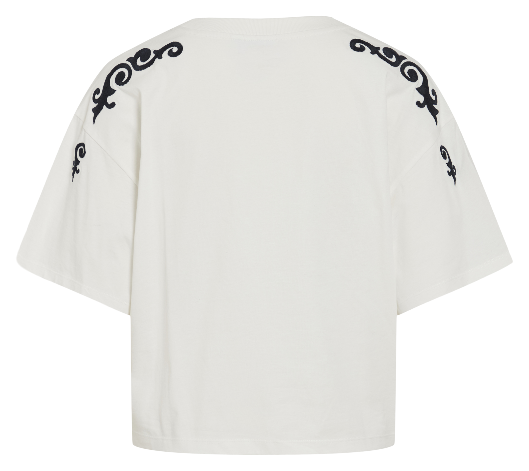 Tee-shirt fluide à détails brodés VILA Blanc