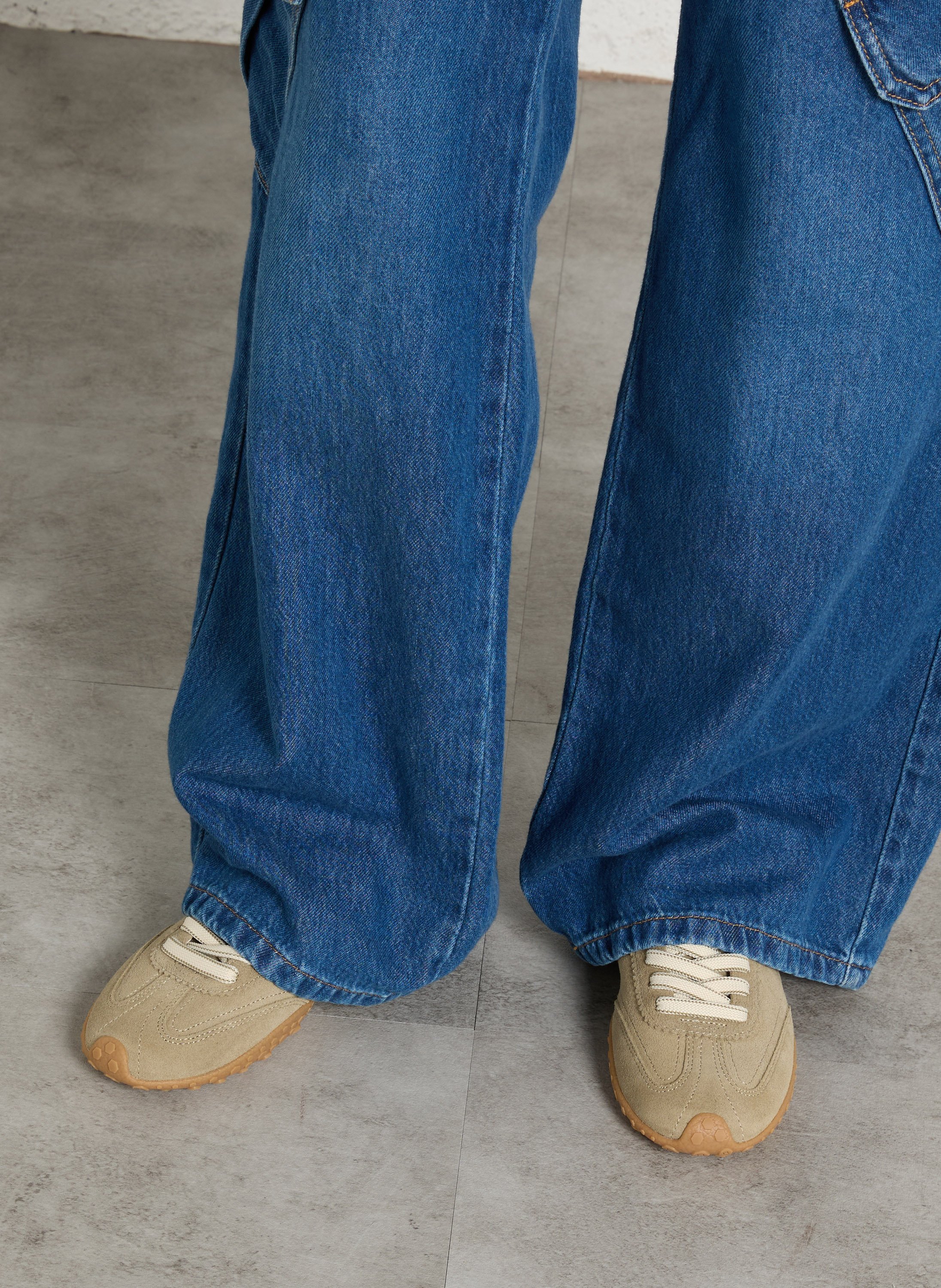 Baskets basses en cuir HOFF Kaki