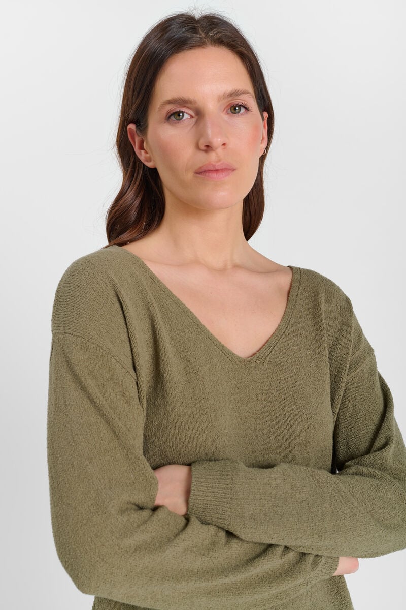 Sweater LE TEMPS DES CERISES Khaki