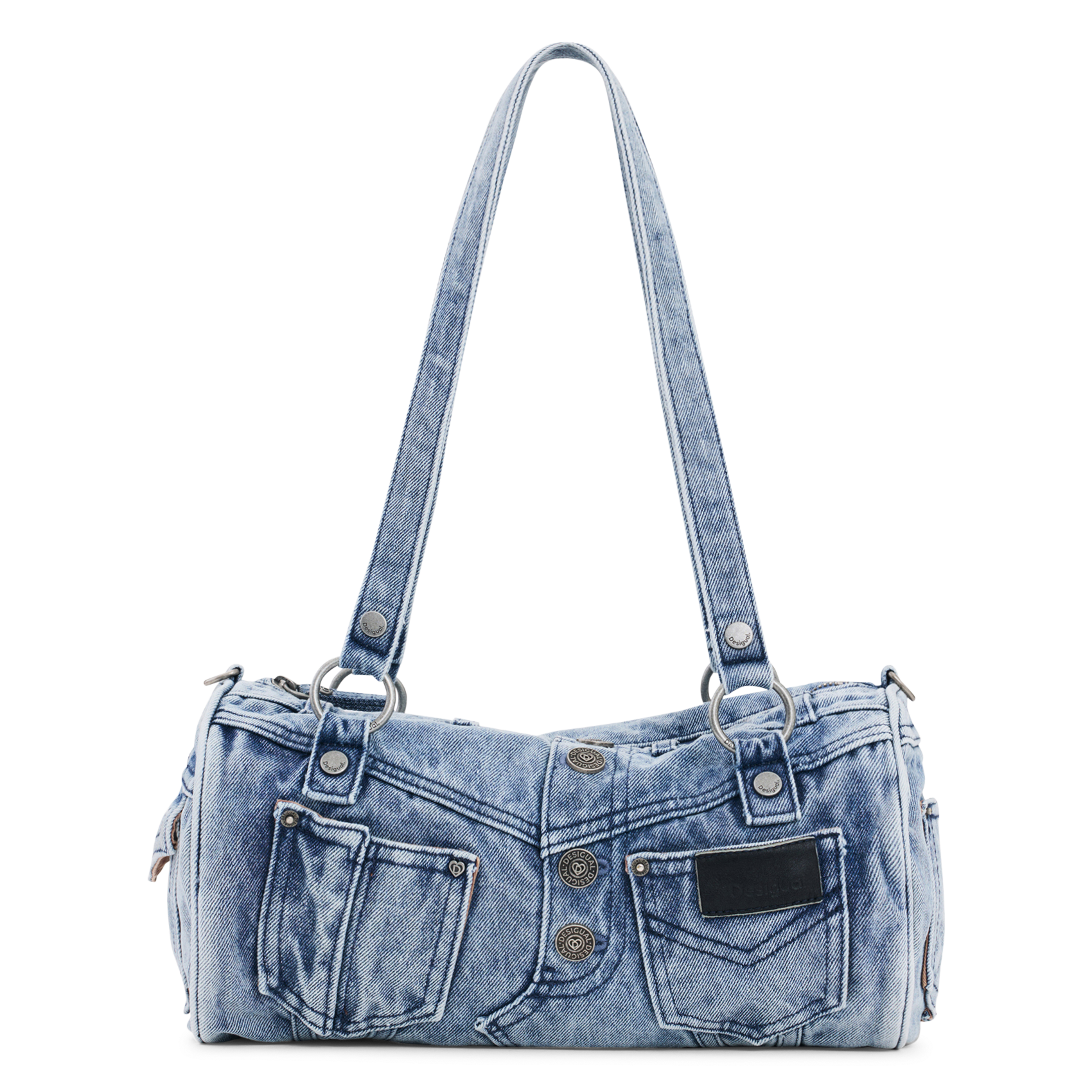 Katoenen handtas DESIGUAL Blauw
