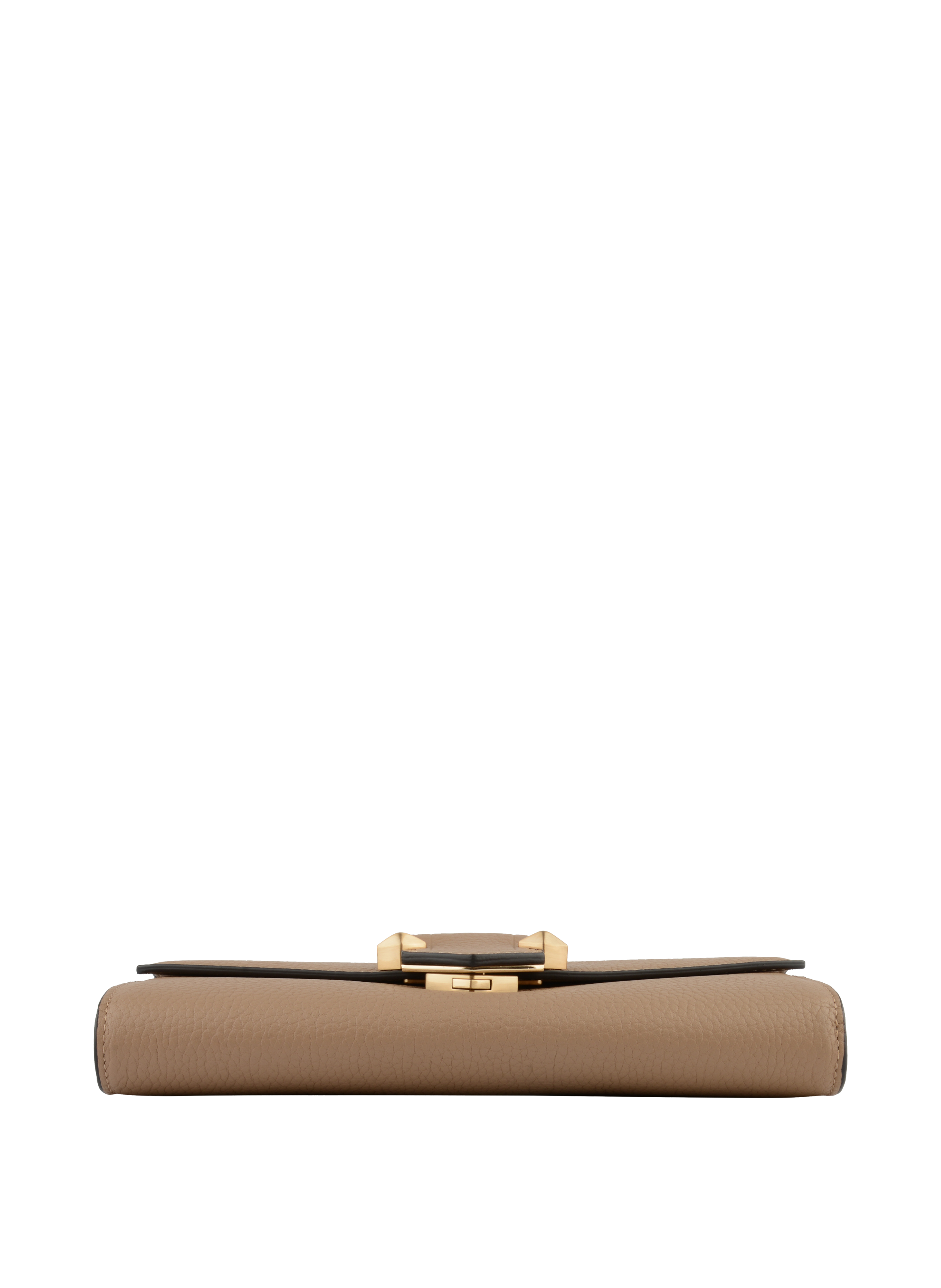 Calfskin leather shoulder bag Grey